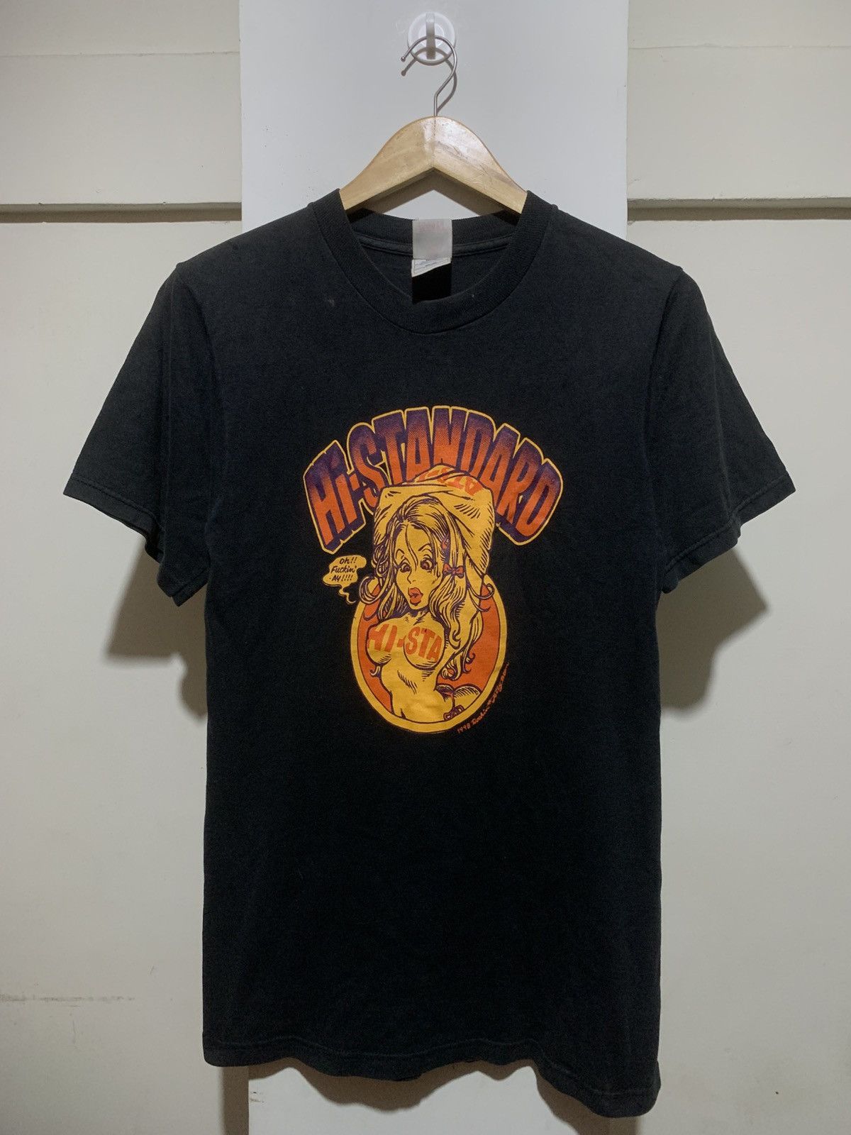 Band Tees Vintage 90s Hi-Standard Art By Rockin Jelly Bean Band Tee Size US S / EU 44-46 / 1 - 1 Thumbnail