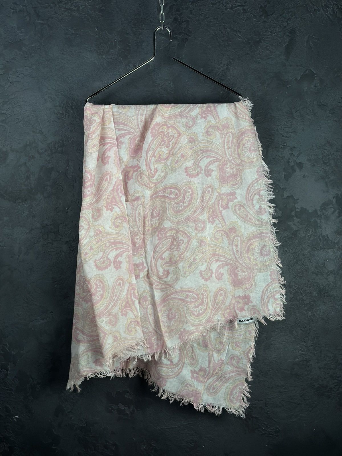 Jil Sander Jil Sander Shawl Scarf Pareo 100% Cotton Paisley Italy Size ONE SIZE - 2 Thumbnail