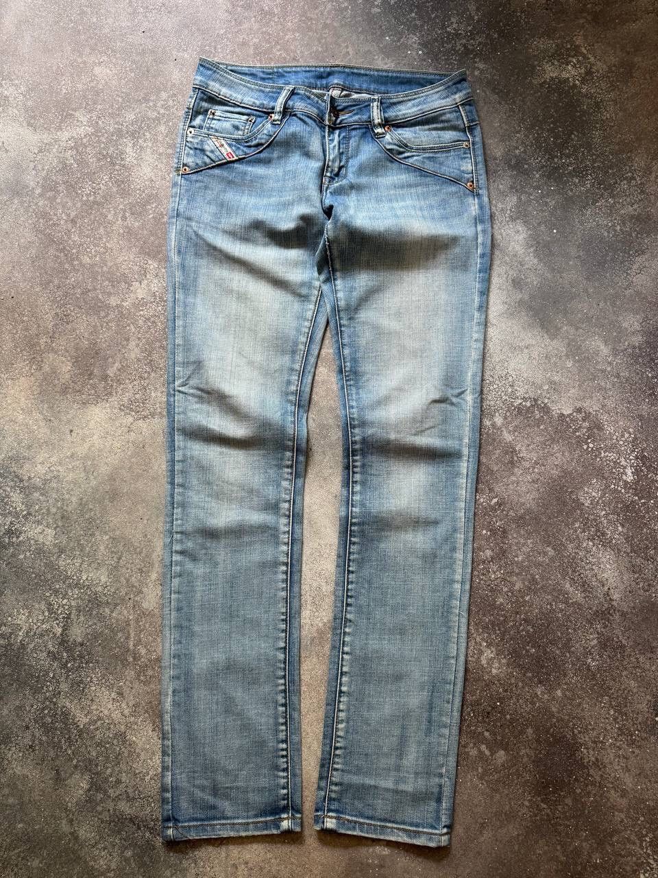 Diesel × Vintage Diesel Vintage Washed Denim Low Rise Jeans Size 29" - 1 Thumbnail