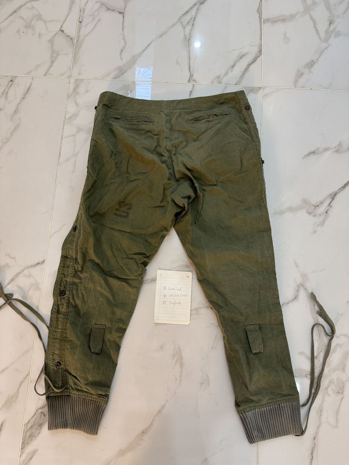 Greg Lauren greg lauren Army Patchwork Trousers Size US 34 / EU 50 - 10 Thumbnail
