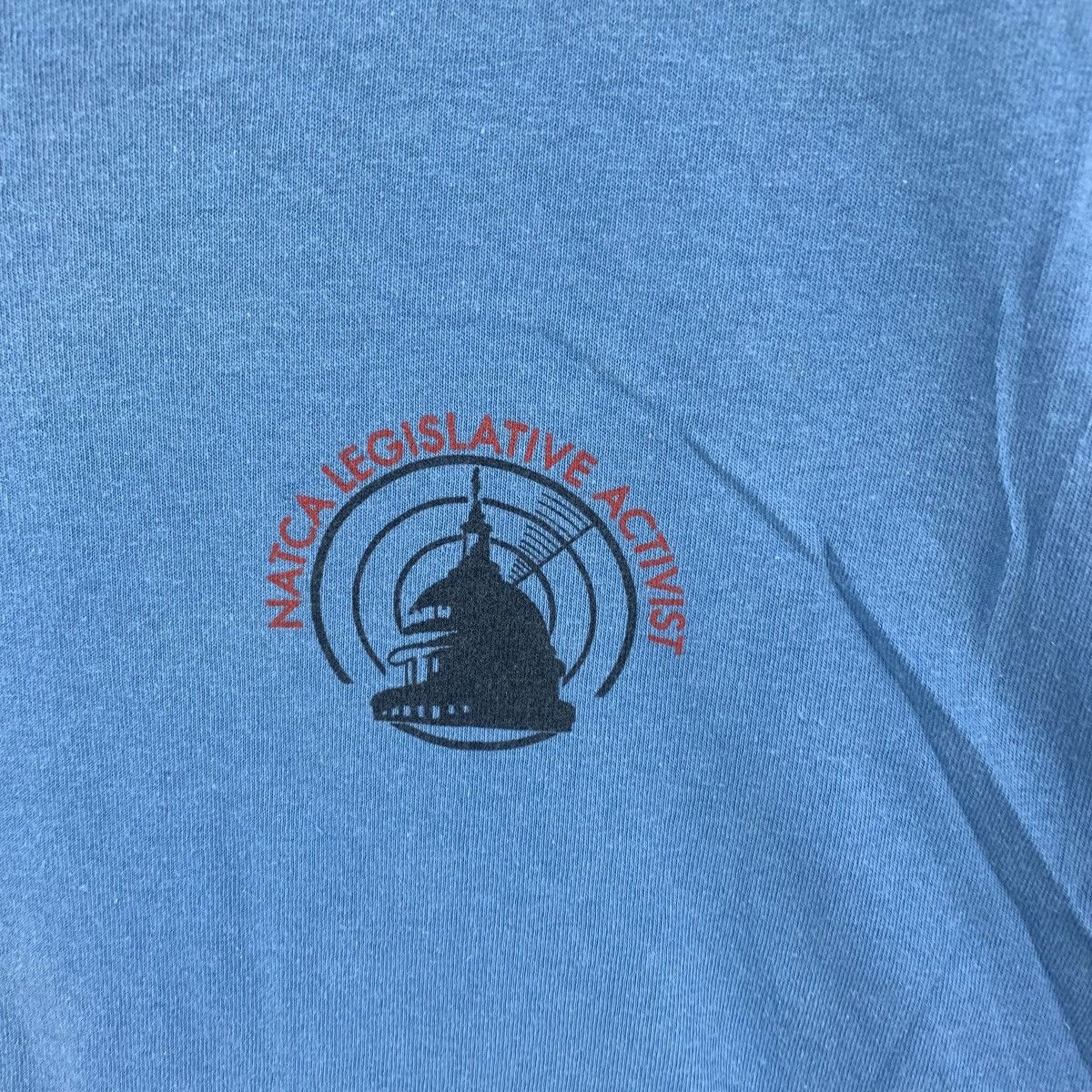Vintage Vintage NATCA Protect Your Future Tee Shirt Top Backhit Size US L / EU 52-54 / 3 - 6 Thumbnail