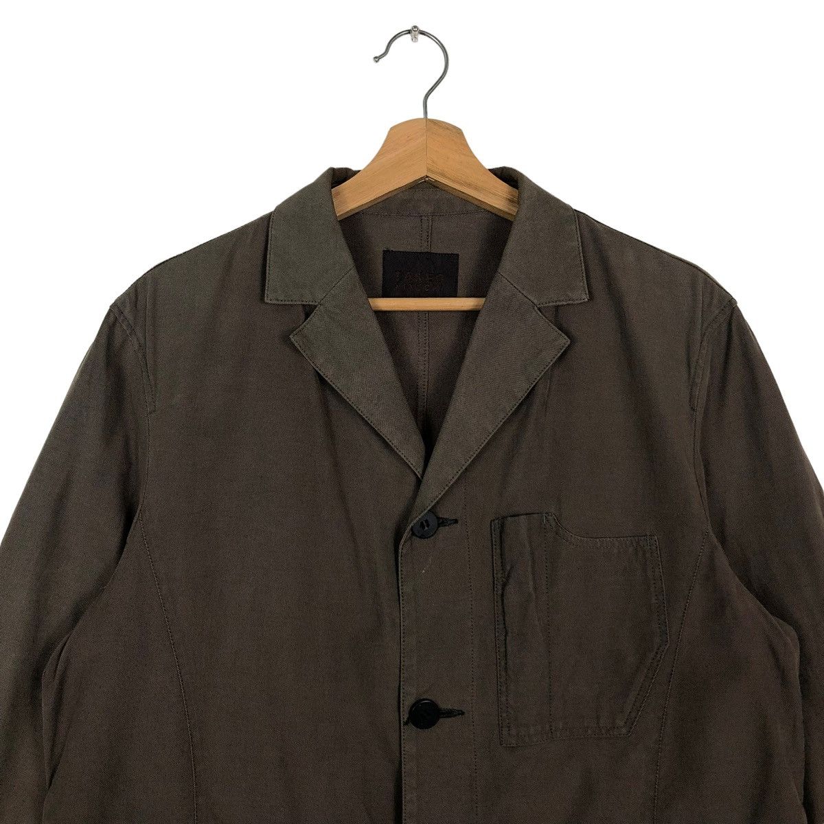Japanese Brand 🔥Rich Brown - Hikory Chore Jacket Cargo Pocket Takeo Kikuchi Size US M / EU 48-50 / 2 - 3 Thumbnail