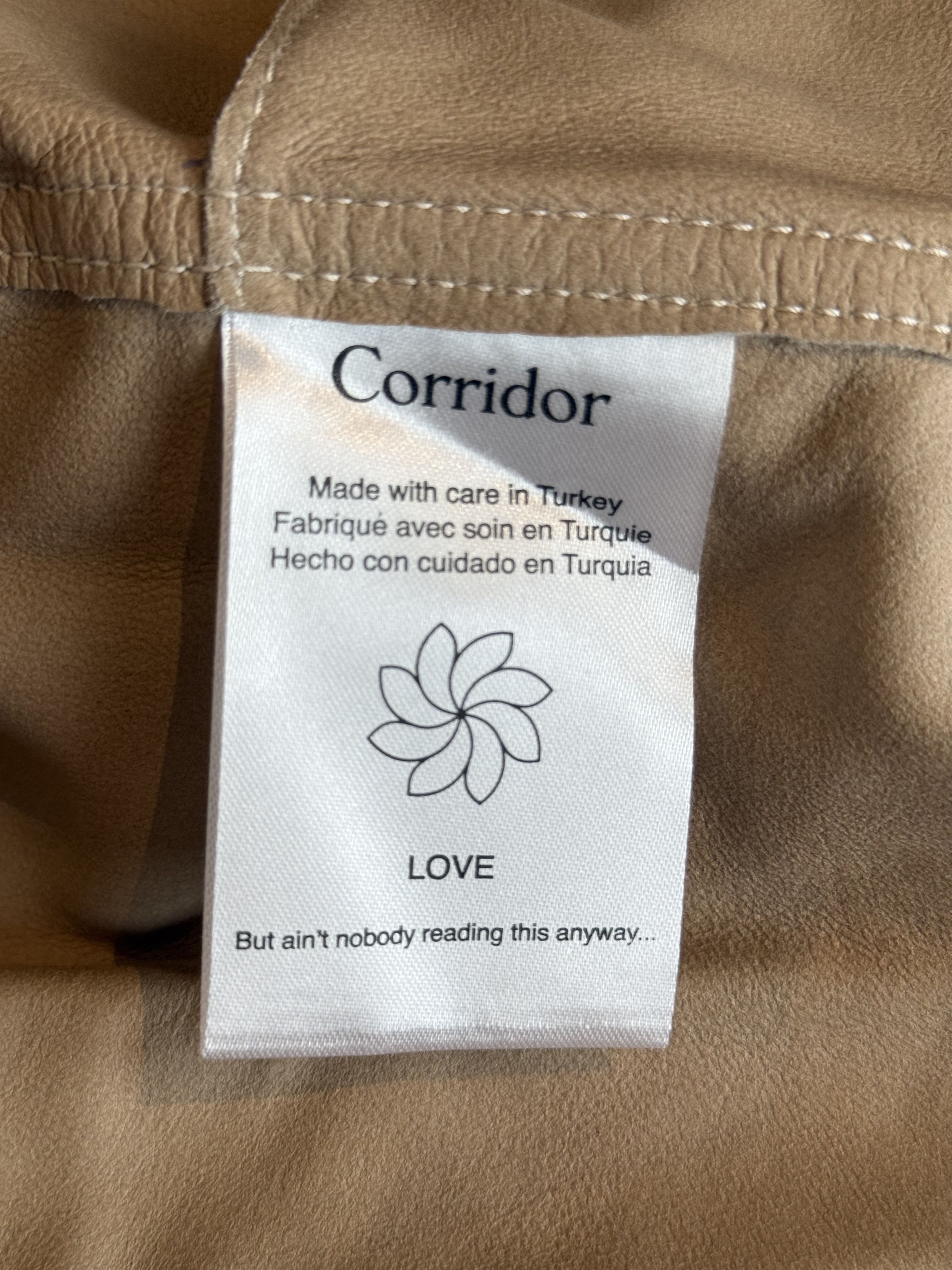 Corridor 💚 Corridor NYC Goat Suede Snap Shirt Natural Medium NEW Size US M / EU 48-50 / 2 - 18 Thumbnail