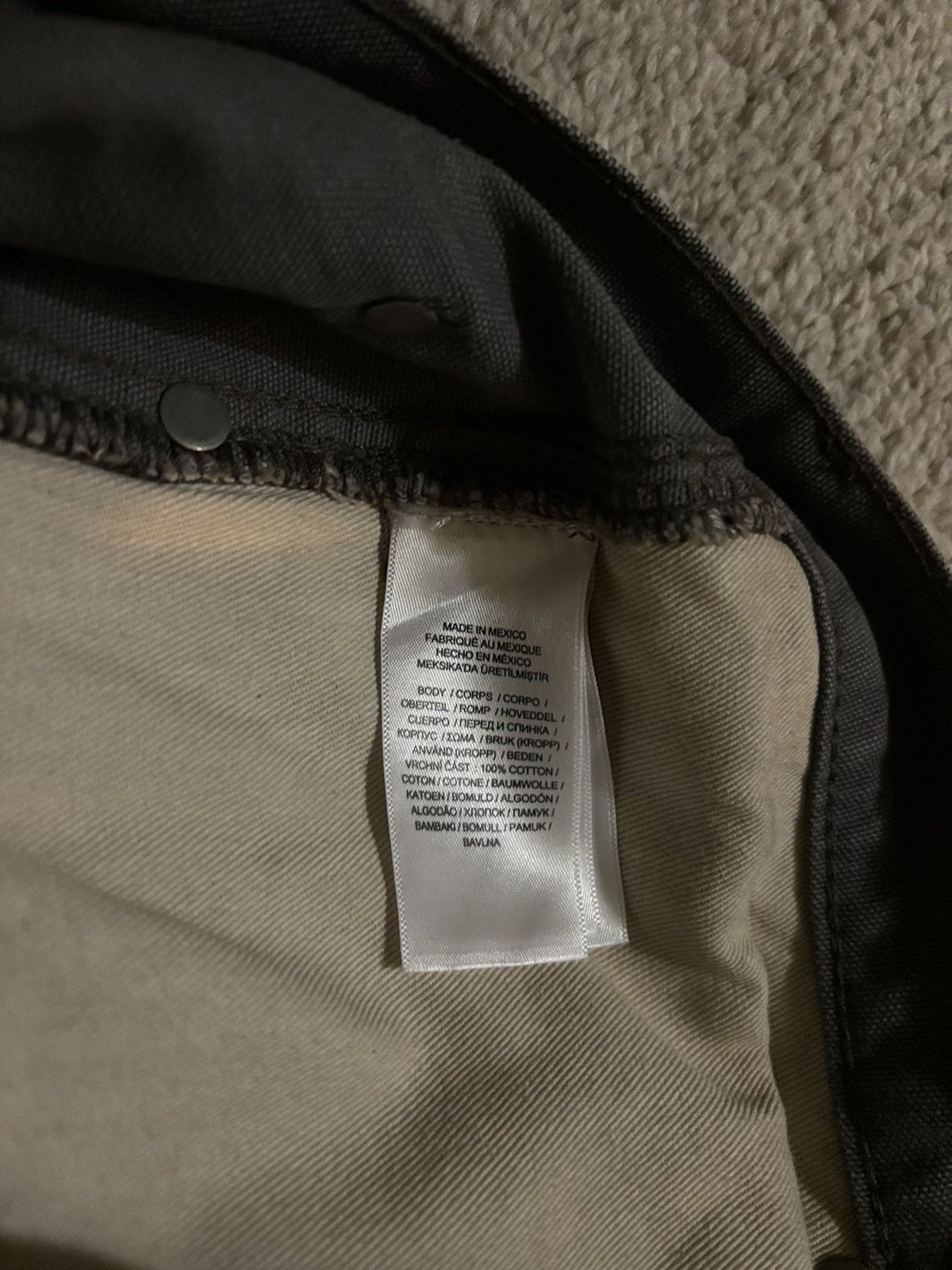 RRL Ralph Lauren Rrl distressed Grey engineer fit canvas Trouser Size US 30 / EU 46 - 11 Thumbnail