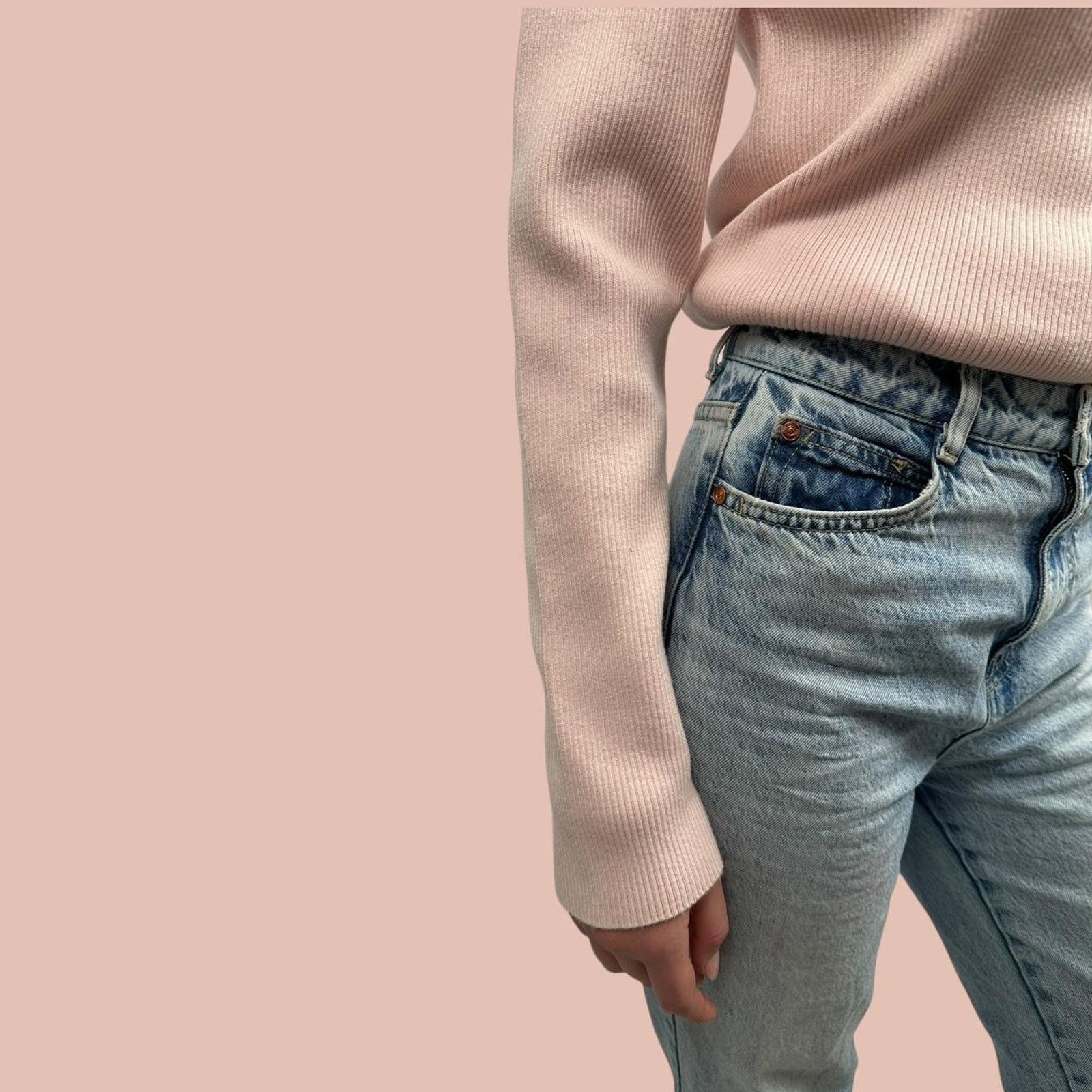 Polo Ralph Lauren Vintage Pink Polo Sweater Size L / US 10 / IT 46 - 4 Thumbnail