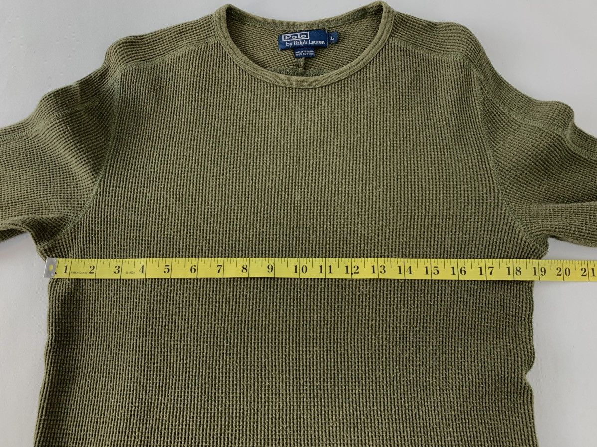 Polo Ralph Lauren Polo by Ralph Lauren Waffle Plain Longsleeve Tee Tshirt Size L / US 10 / IT 46 - 9 Thumbnail