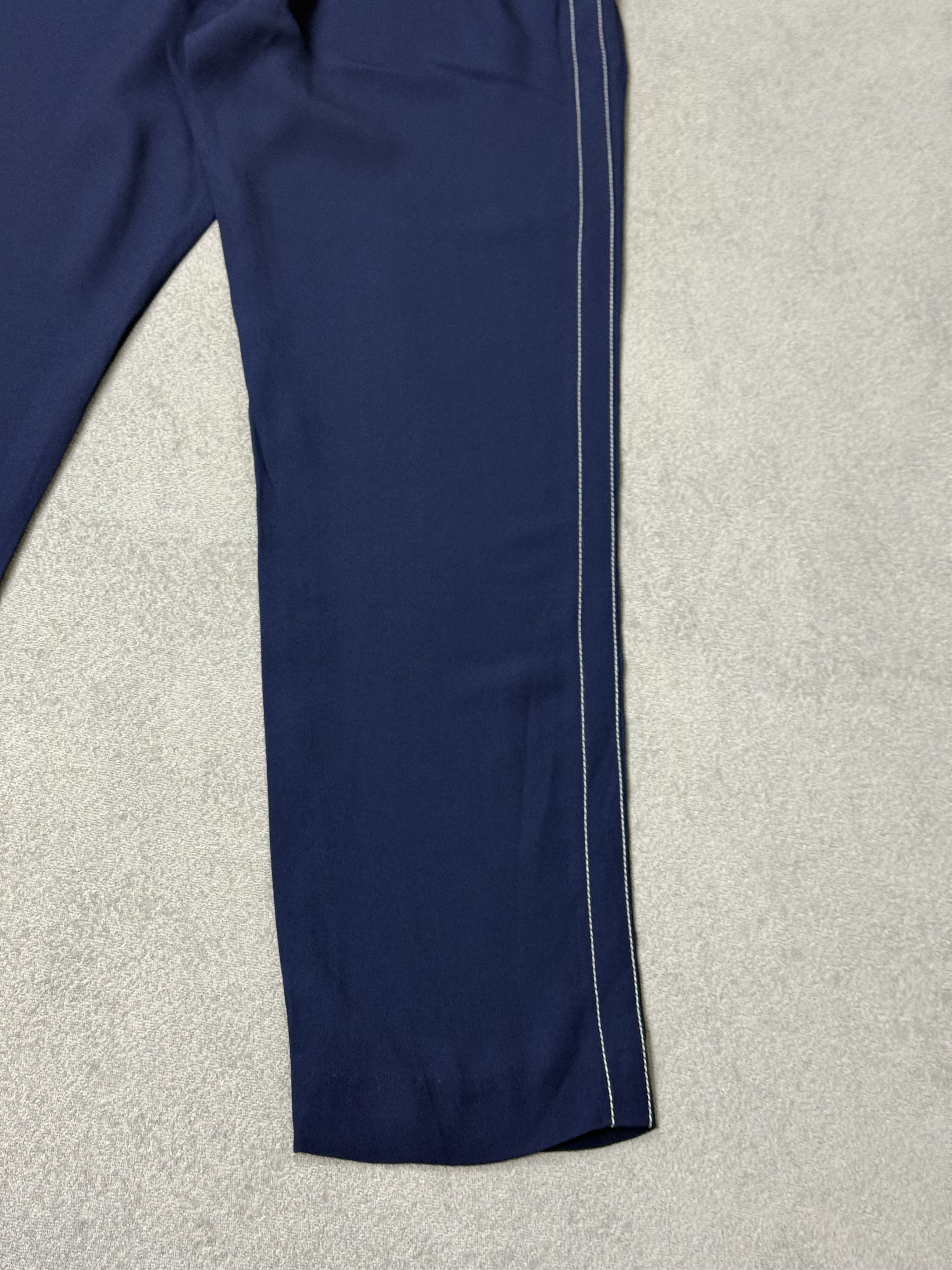 Marni Navy Marni Viscose Pants 44 Size 32" / US 10 / IT 46 - 10 Thumbnail