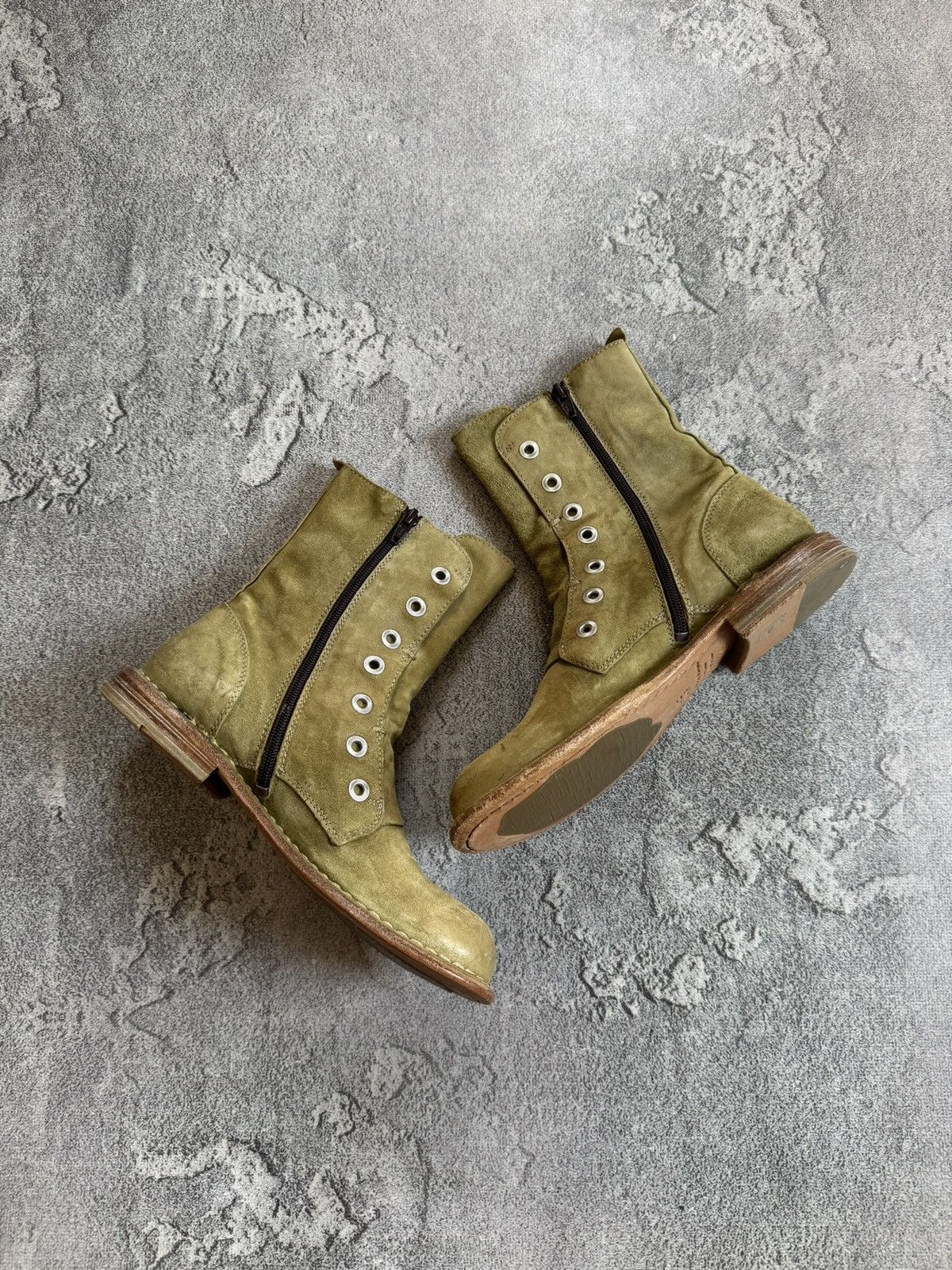 MoMA MOMA 35size suede avantgarde biker shoes ankle retro style Size US 5 / IT 35 - 9 Thumbnail