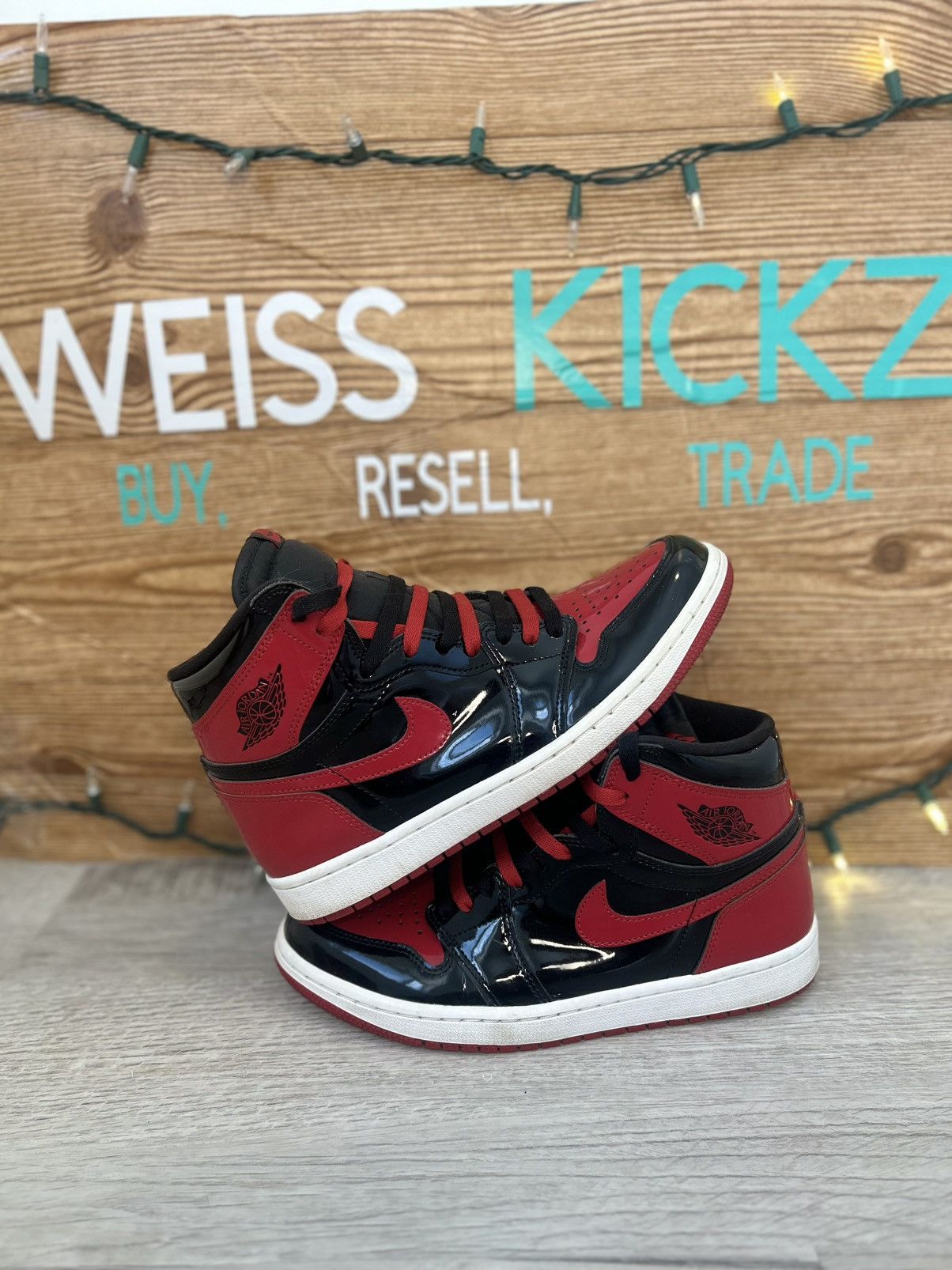 Jordan Brand Jordan 1 patent bred Size US 8.5 / EU 41-42 - 2 Thumbnail