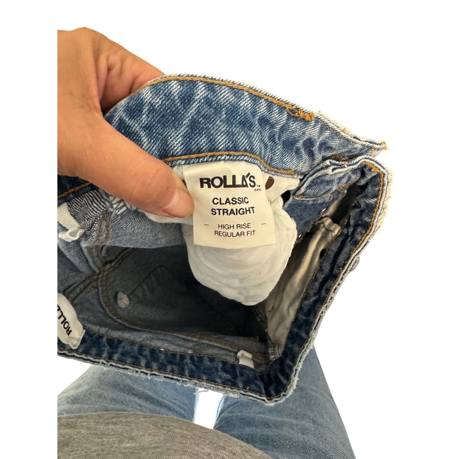 Rolla's Rolla's Classic Straight high-rise jeans in a 90's size 29 Size 29" - 7 Thumbnail