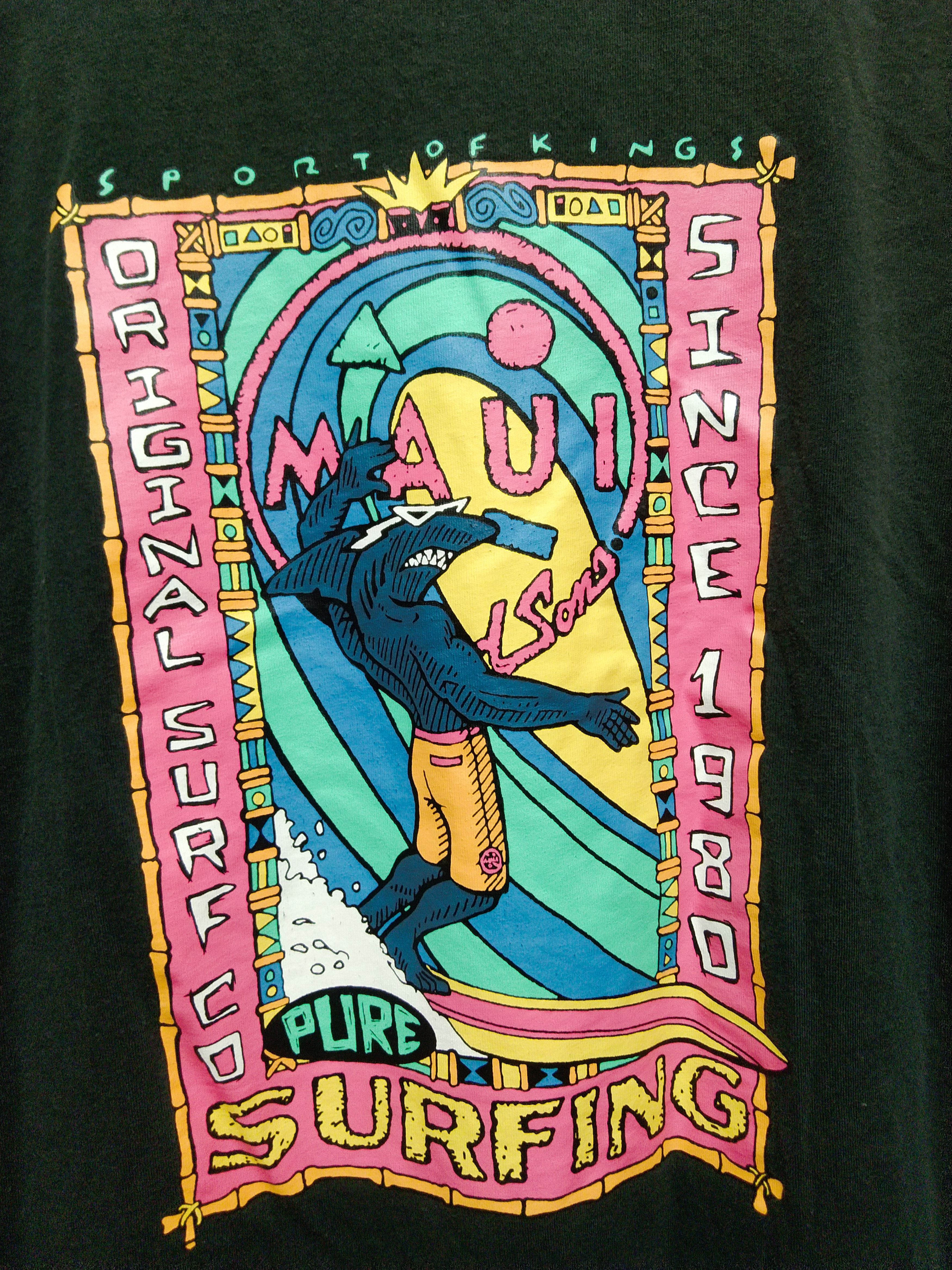 Maui and Sons × Vintage Maui And Son Surfing Long Sleeve Shirt Size US M / EU 48-50 / 2 - 6 Thumbnail