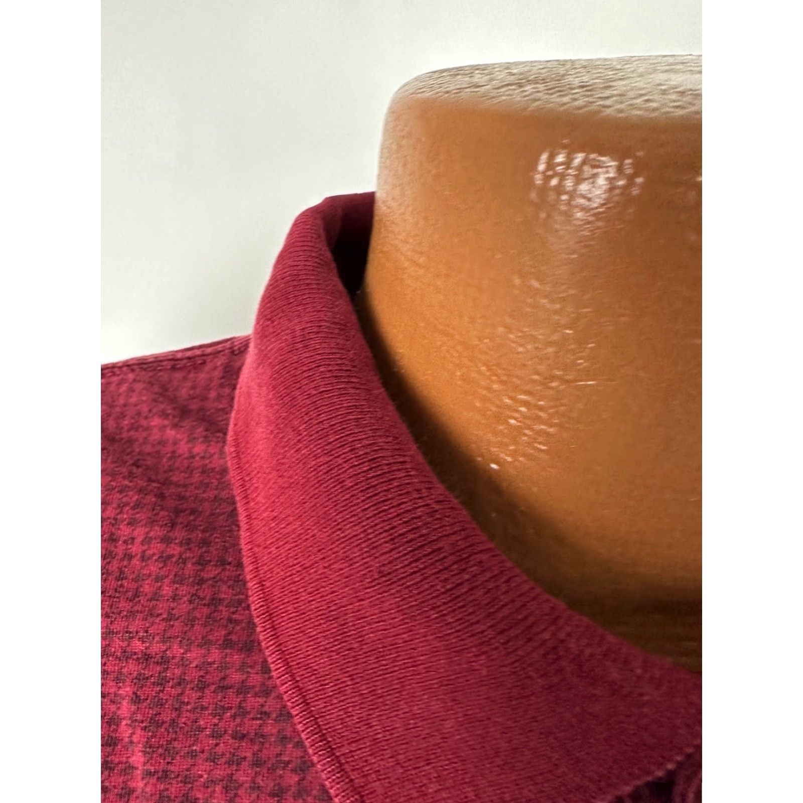 Eddie Bauer VINTAGE Eddie Bauer Polo Shirt Men L Red Houndstooth Heavyweight Oversized 90s Casual Golf Preppy Sports Outdoor Mens Polo Size US L / EU 52-54 / 3 - 4 Thumbnail