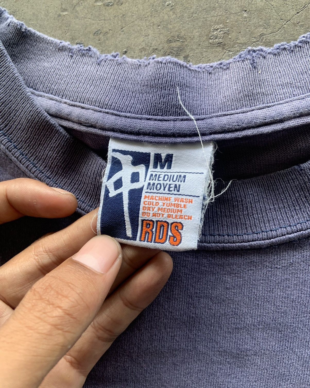Harley Davidson × Japanese Brand × Vintage 1990s Rda Skateboarding Trashed Faded Navy Size US L / EU 52-54 / 3 - 5 Thumbnail