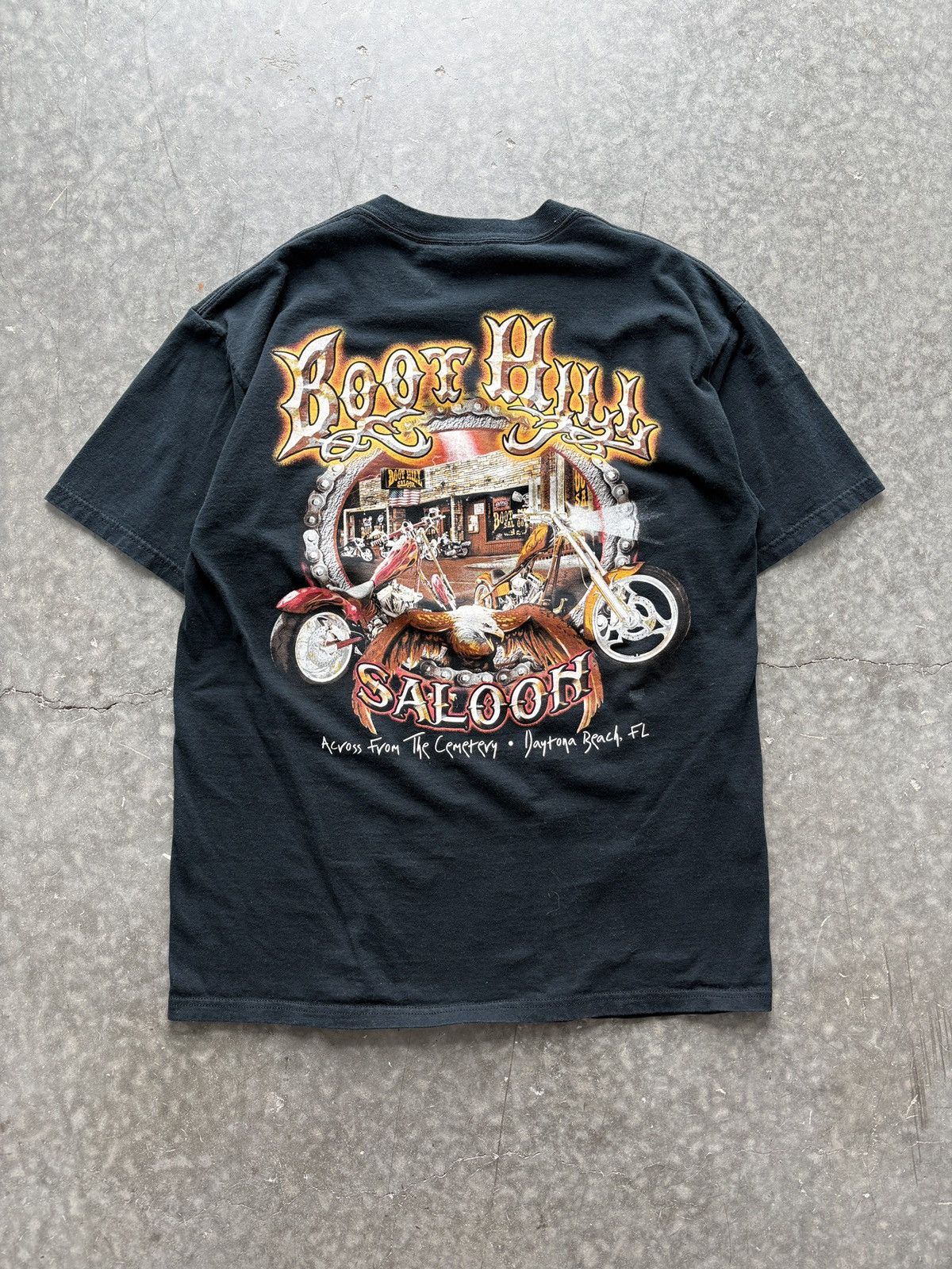 Vintage Vintage Y2K Boot Hill Saloon Graphic Tee Size US L / EU 52-54 / 3 - 1 Thumbnail