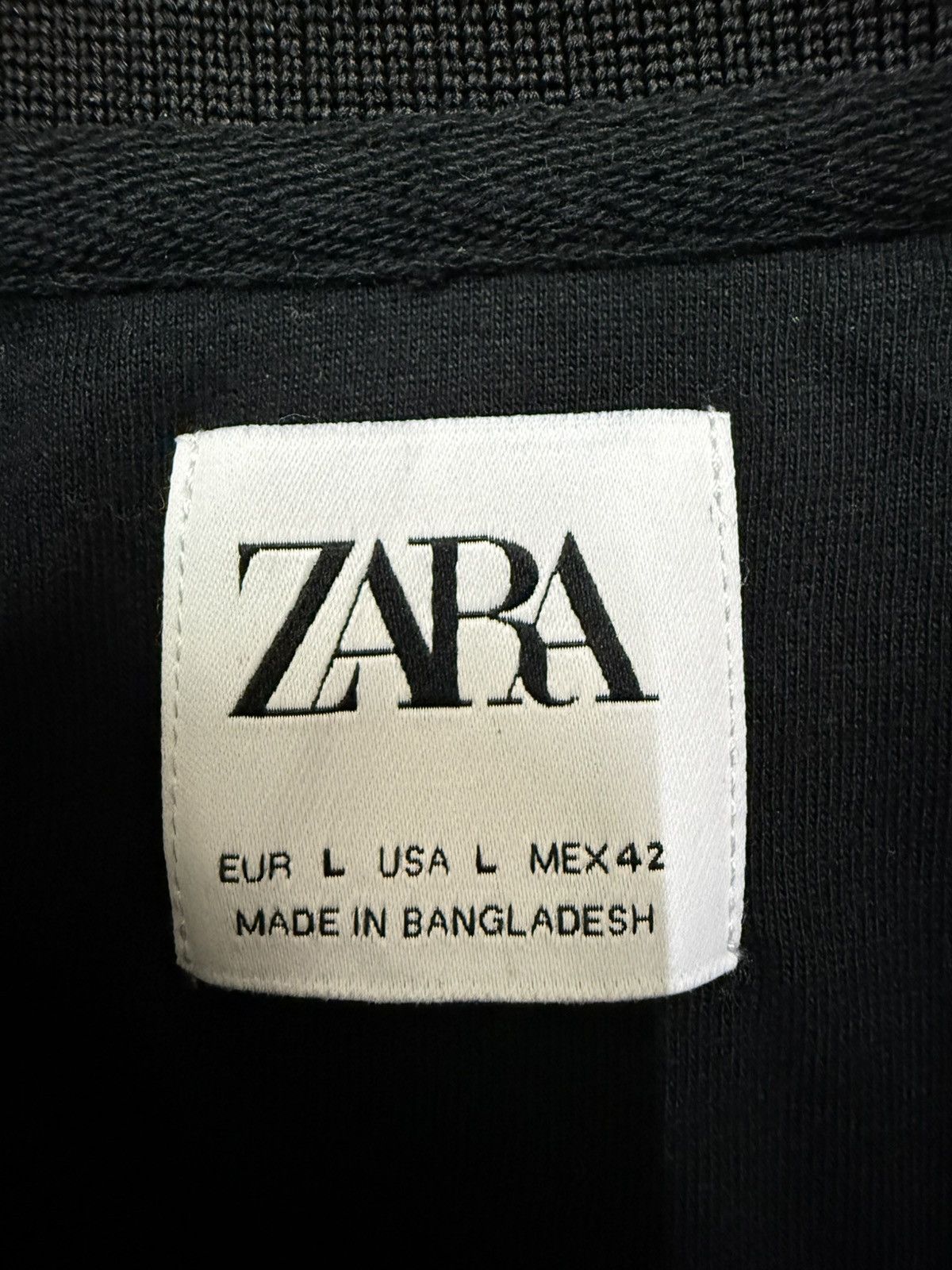 Zara Zara Black Colar Shirt Size US M / EU 48-50 / 2 - 7 Thumbnail