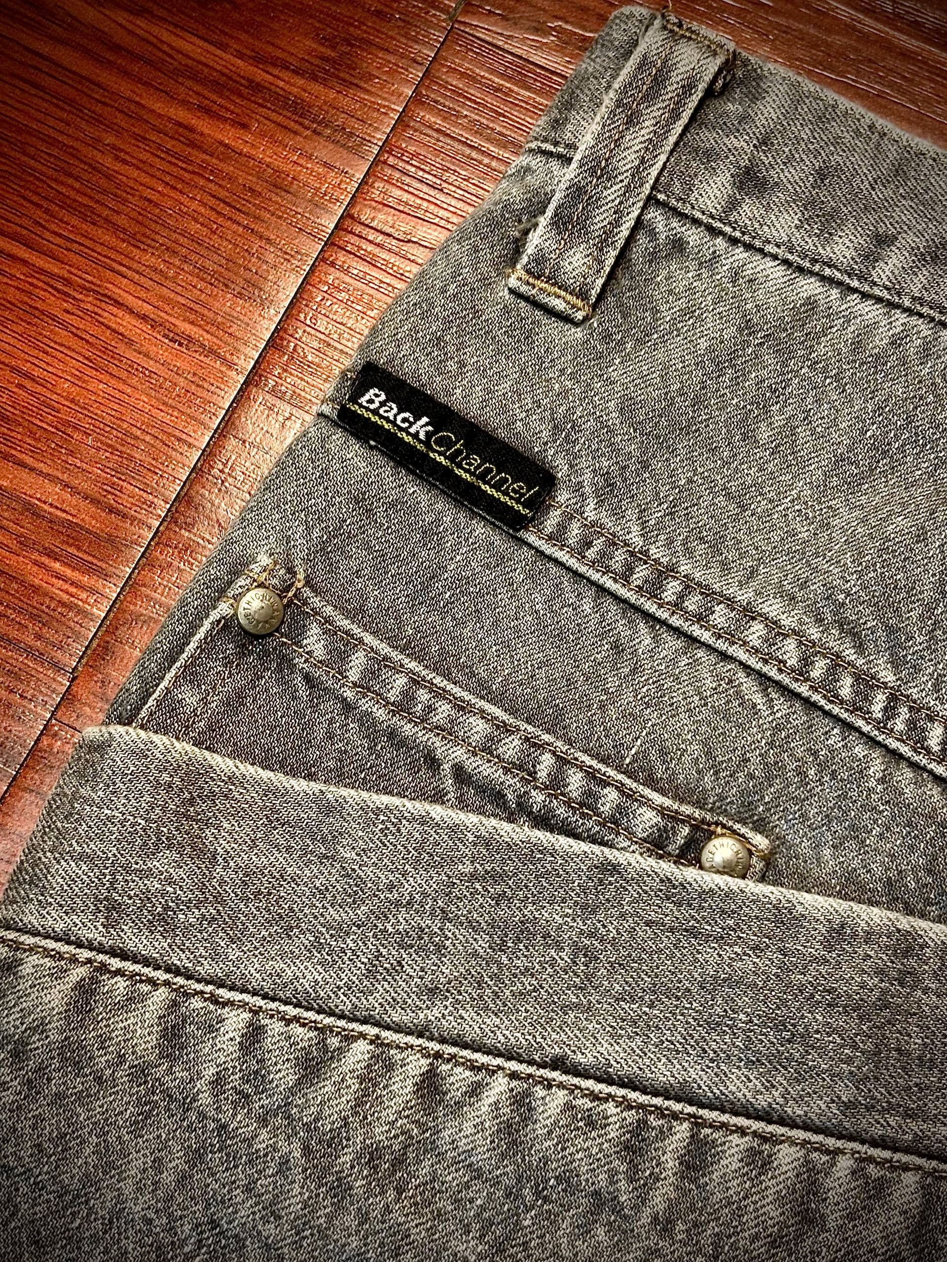 Fubu Vintage Black Channel XXL Jeans Wash Denim Pants Size US 38 / EU 54 - 4 Thumbnail