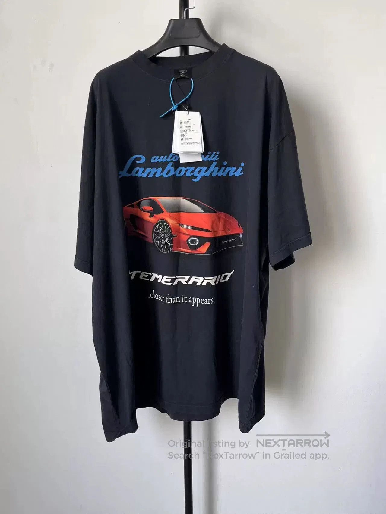 Balenciaga Balenciaga x Lamborghini Car Print T-Shirt. Size US XL / EU 56 / 4 - 1 Thumbnail