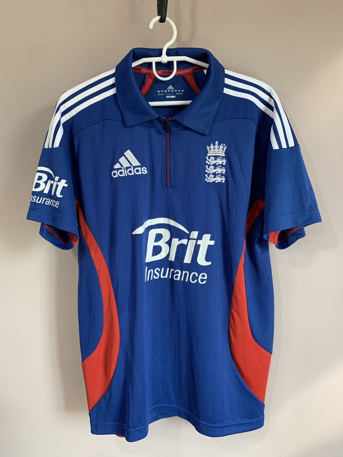 Adidas England 2012 Home Cricket Shirt Adidas Jersey Size M Size US M / EU 48-50 / 2 - 1 Thumbnail