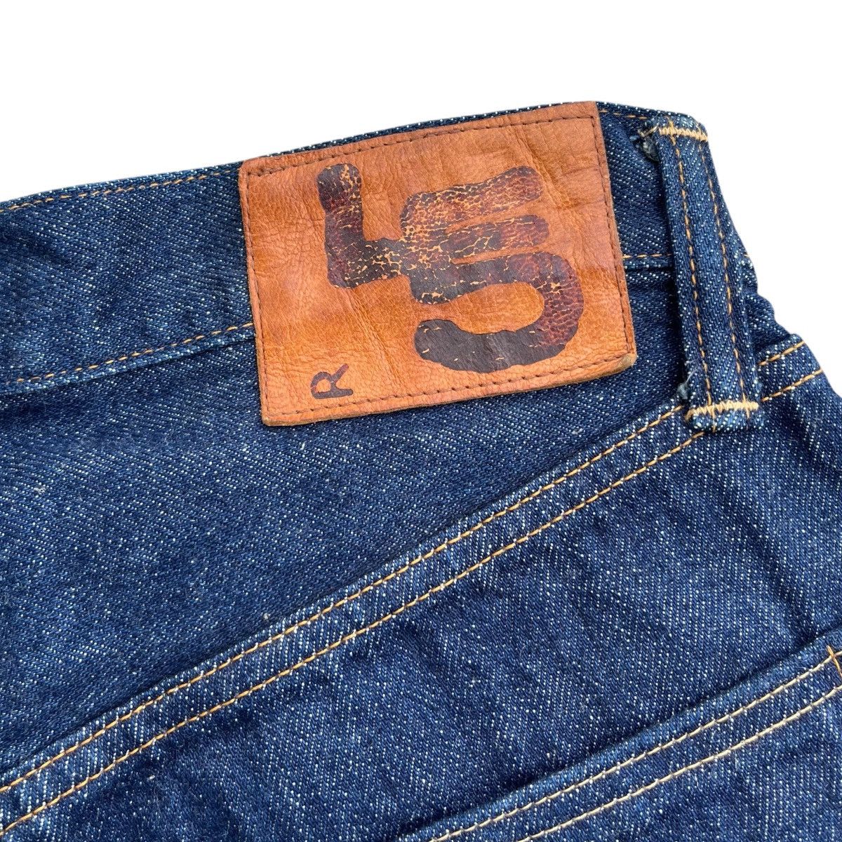 45rpm × Japanese Brand Vintage 45RPM Selvedge Red Line Indigo Denim Pants Size US 29 - 10 Thumbnail