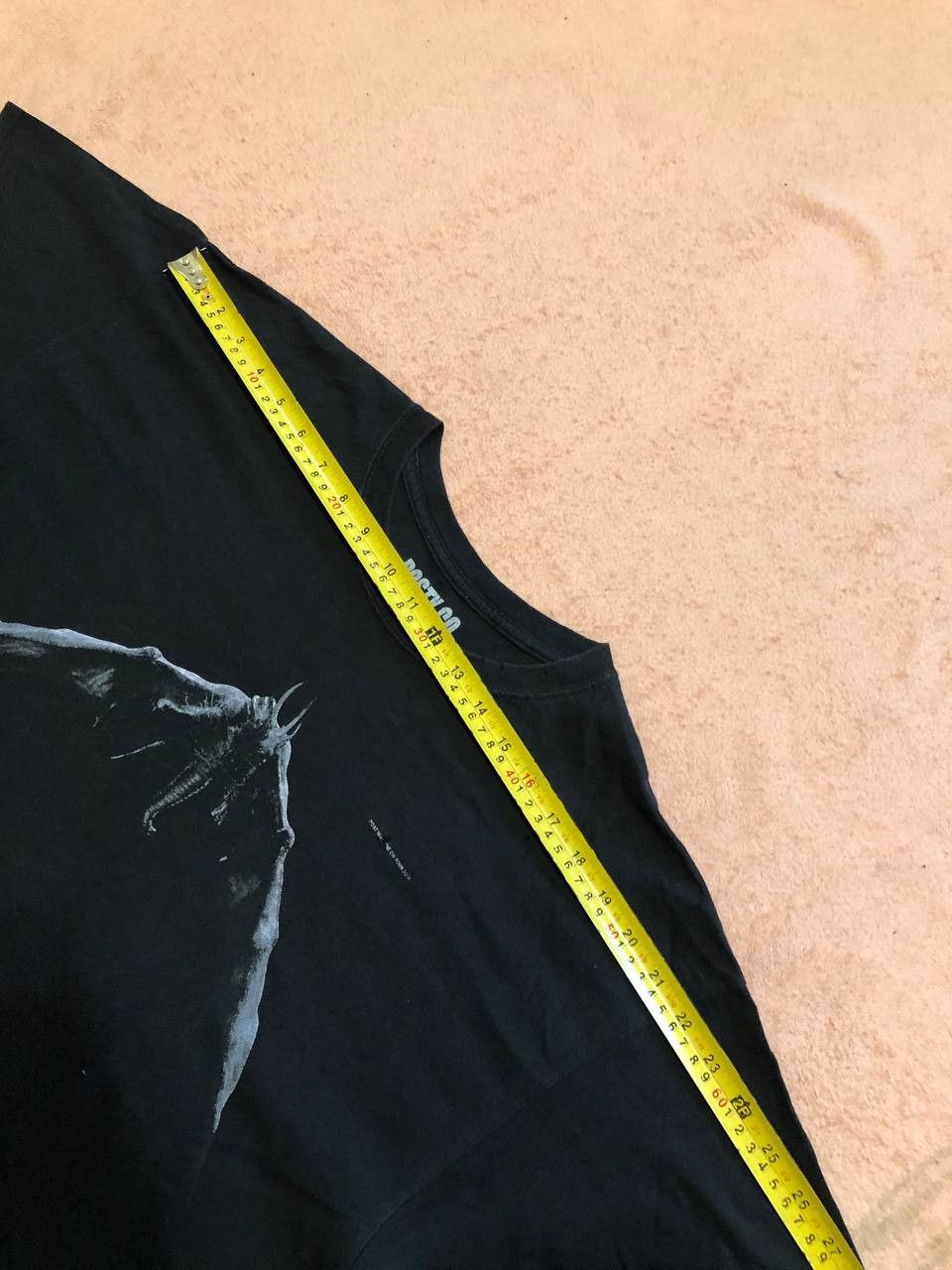 POST&CO Vintage black T-shirt POST&CO big print streetwear Y2K Size US L / EU 52-54 / 3 - 12 Thumbnail