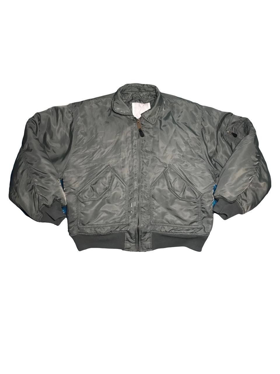 Alpha Industries × Vintage Vintage Alpha Industries Flight Bomber Jacket Military Size US XL / EU 56 / 4 - 1 Thumbnail