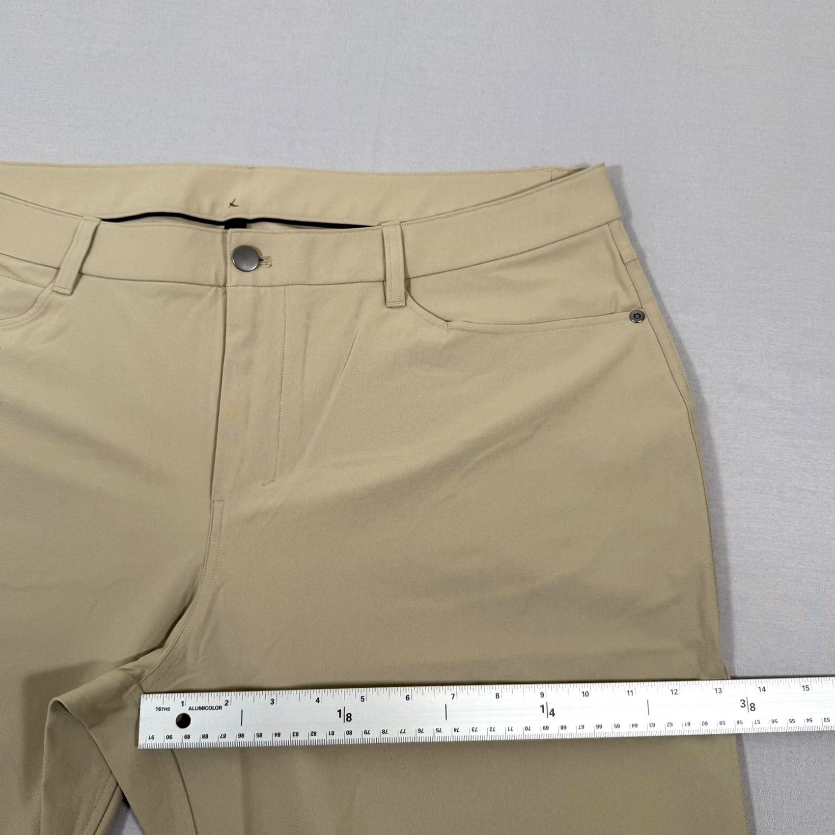 Lululemon Lululemon Mens ABC Pants 5 Pocket Chino Commission Stretch Travel Beige 38x28 Size US 38 / EU 54 - 7 Thumbnail