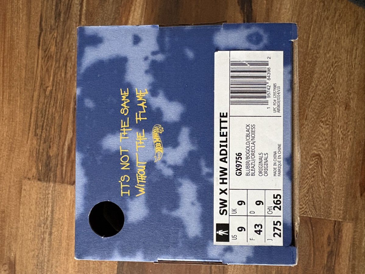 Adidas New Adidas X Sean Wotherspoon X Hot Wheels Adilette Slide 9 Size US 9 / EU 42 - 2 Thumbnail