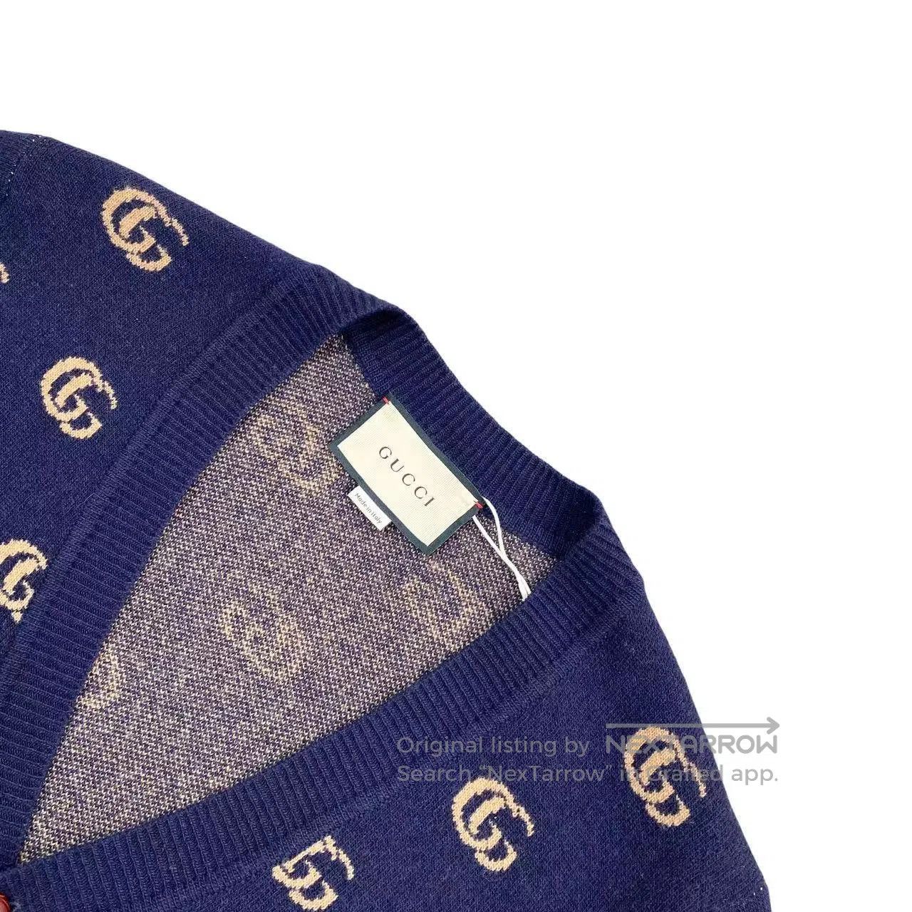 Gucci Guicci The old flower is full of printed cardigans| Size XL / US 12-14 / IT 48-50 - 3 Thumbnail