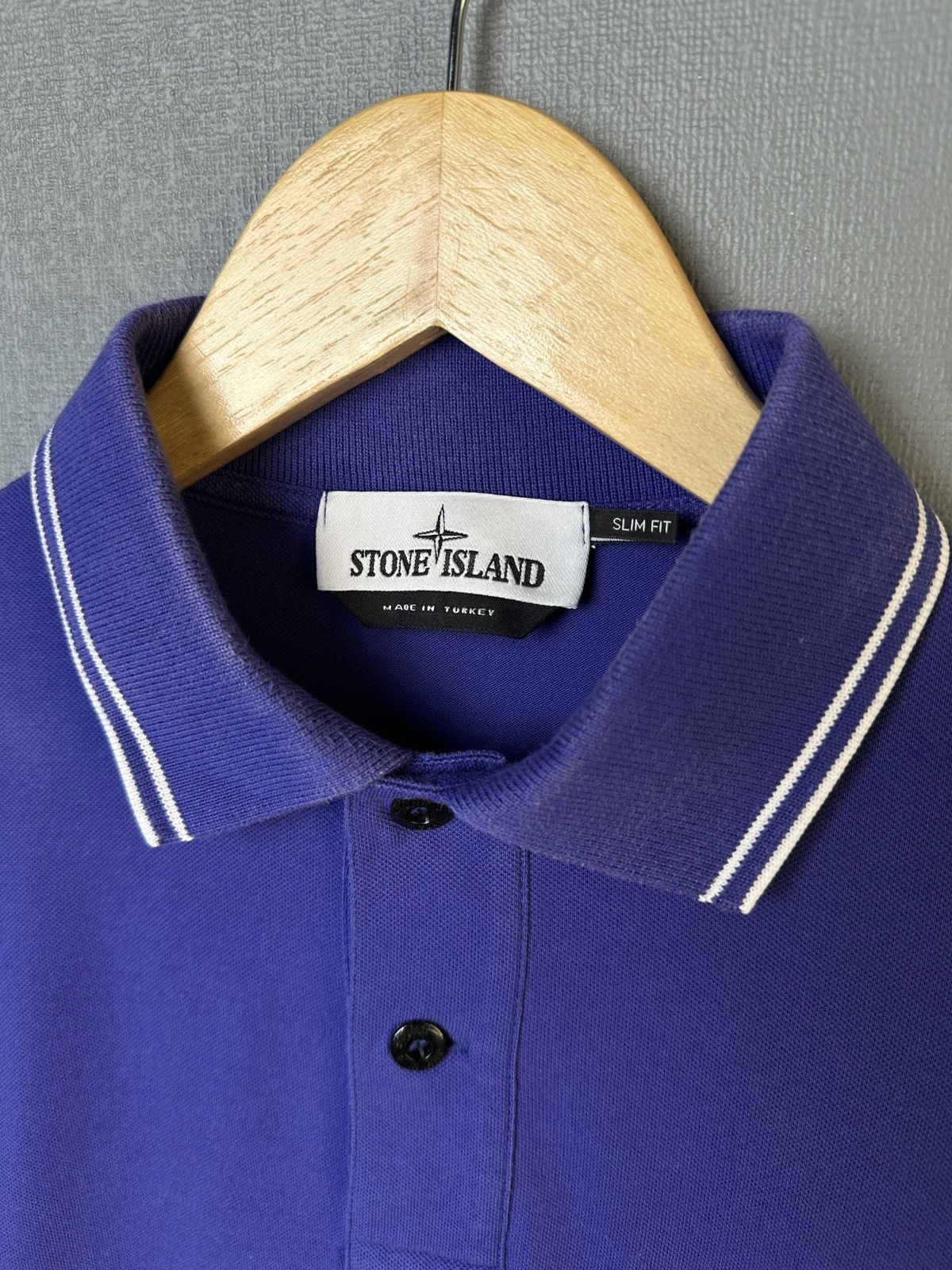 Stone Island STONE ISLAND Patch Program Long Sleeve Polo Shirt Purple S Size US S / EU 44-46 / 1 - 4 Thumbnail