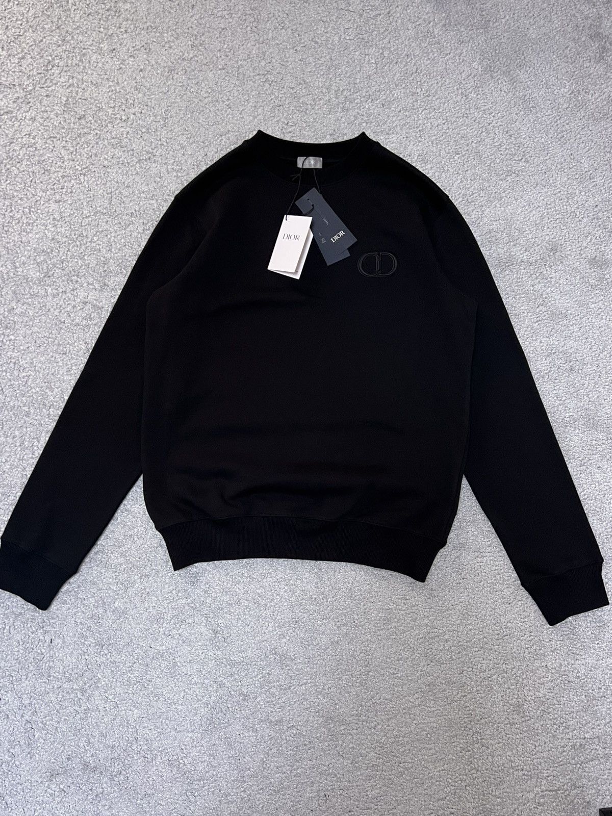 Dior Dior CD Icon Black Sweatshirt Cotton Fleece Size US M / EU 48-50 / 2 - 2 Thumbnail
