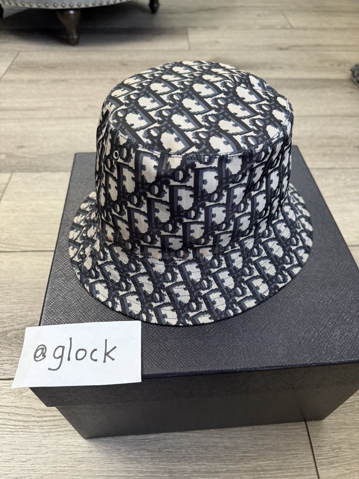 Christian Dior Monsieur Christian Dior Monsieur Diorissimo Reversible Bucket Hat Size ONE SIZE - 3 Thumbnail