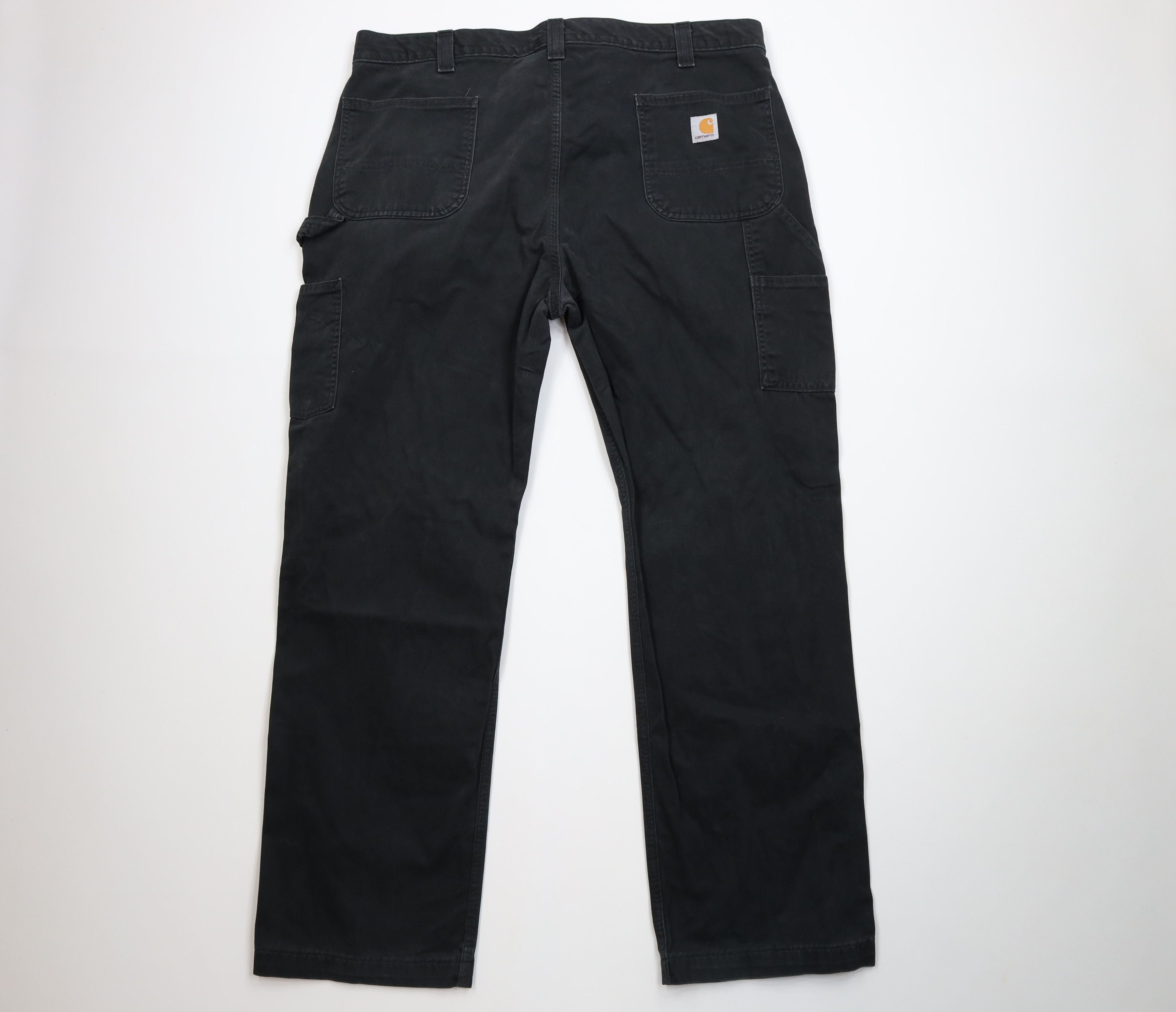 Carhartt Vintage Y2K Carhartt Wide Leg Dungaree Pants Black Cotton Size US 40 / EU 56 - 11 Thumbnail