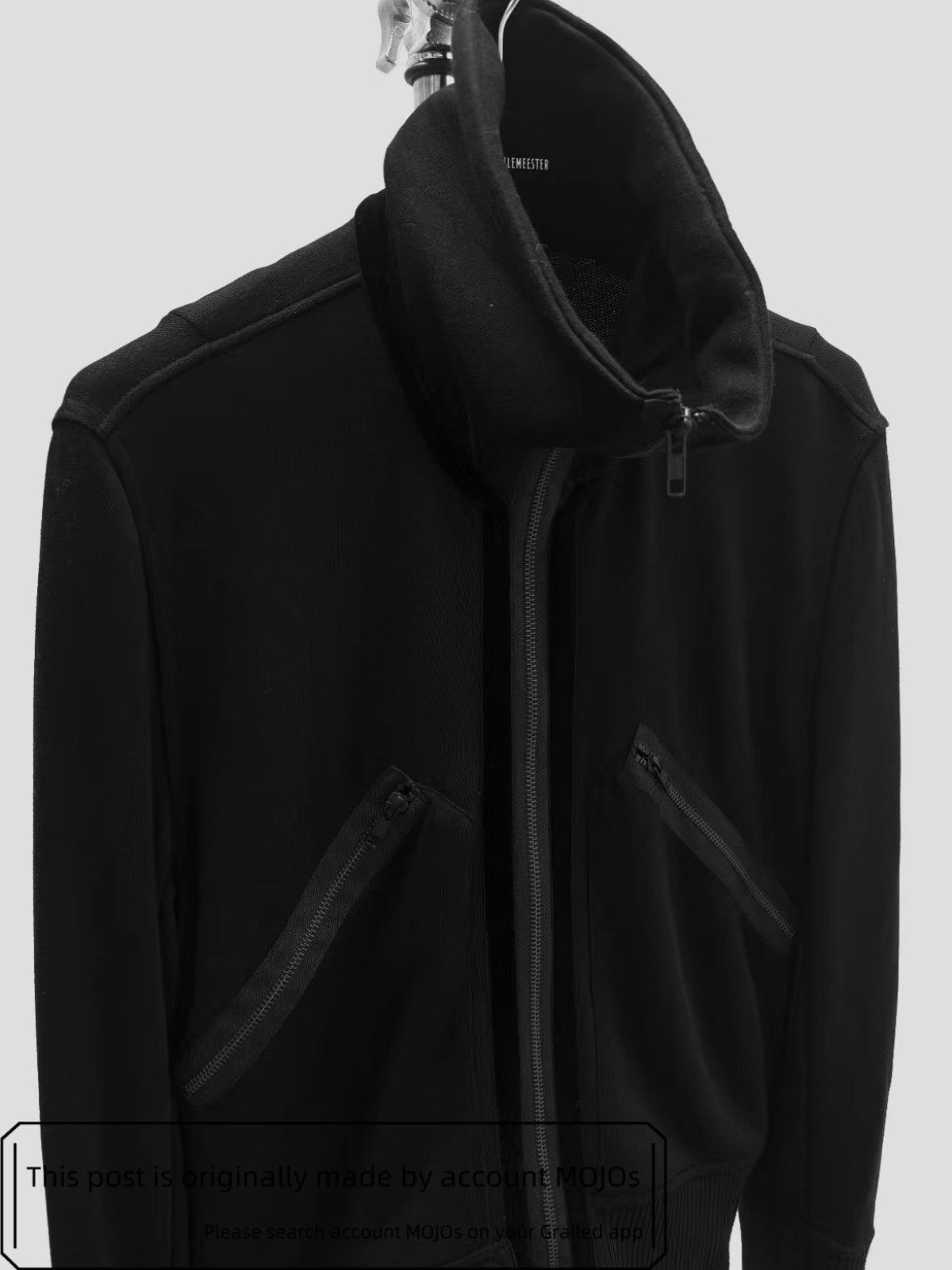 Ann Demeulemeester Sz M Ann Demeulemeester High Collar Zips Jacket mojos1145 Size US M / EU 48-50 / 2 - 4 Thumbnail