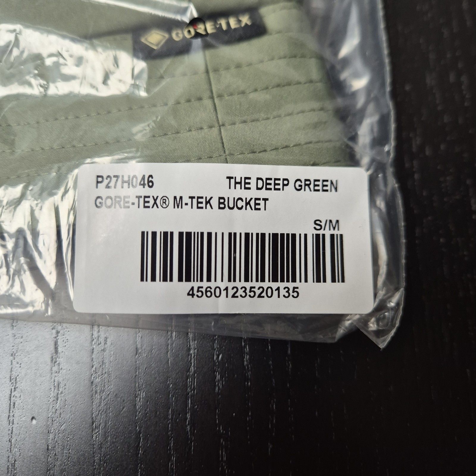 Palace Palace Gore-Tex M-Tek Bucket Hat Green S/M Brand New FW24 Size ONE SIZE - 7 Thumbnail