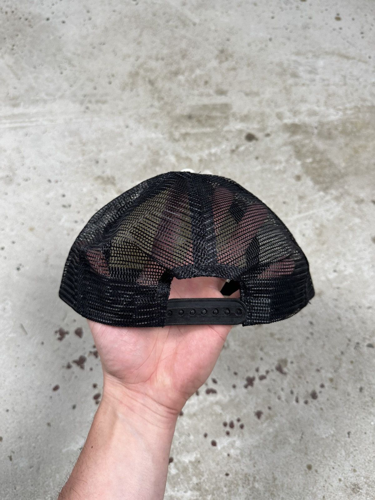 Japanese Brand Vintage Y2K Japanese Dragon Trucker Flame Hat Cap Size ONE SIZE - 5 Thumbnail