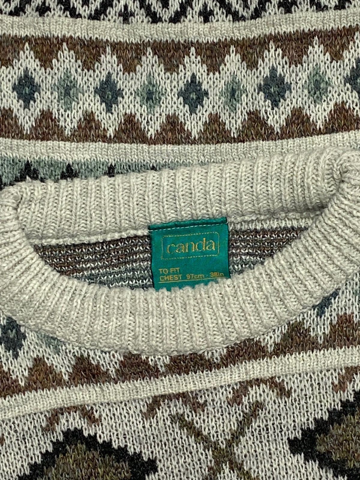 Vintage Vintage CANDA Crazy Beautiful Sweater Warm Winter Size US M / EU 48-50 / 2 - 4 Thumbnail