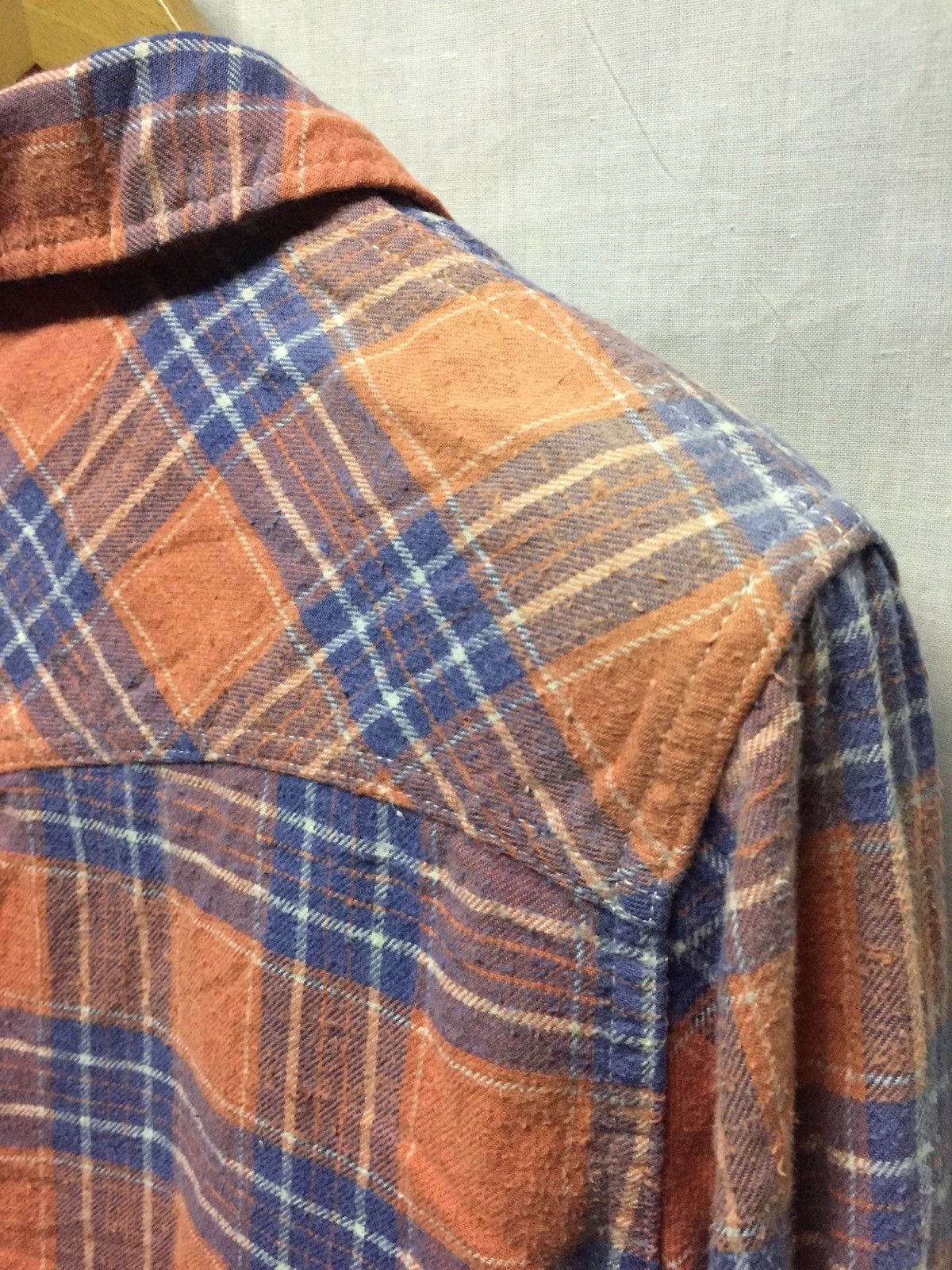 Japanese Brand × Remi Relief Remi Relief Plaid Tartan Button Up Distressed Shirt Size US M / EU 48-50 / 2 - 8 Thumbnail
