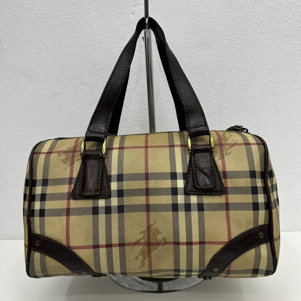 Burberry ‼️YES‼️ AUTHENTIC BURBERRY NOVA CHECK BOSTON SPEEDY BAG Size ONE SIZE - 3 Thumbnail