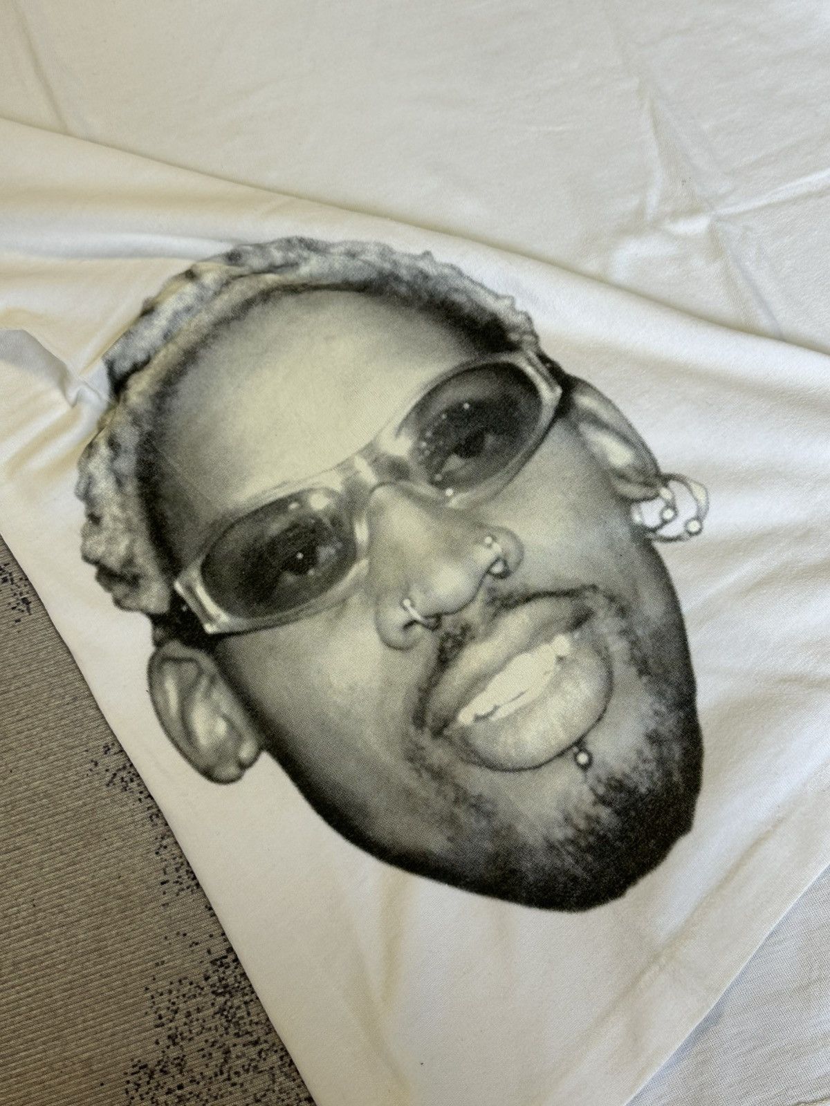 Band Tees Vintage Dennis Rodman Rapper Singgle Stich 90s T-Shirts Size US L / EU 52-54 / 3 - 5 Thumbnail