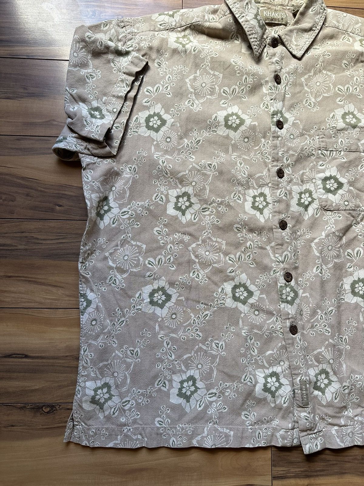 Arrow Khakis floral Short Sleeve Button Size US L / EU 52-54 / 3 - 2 Thumbnail