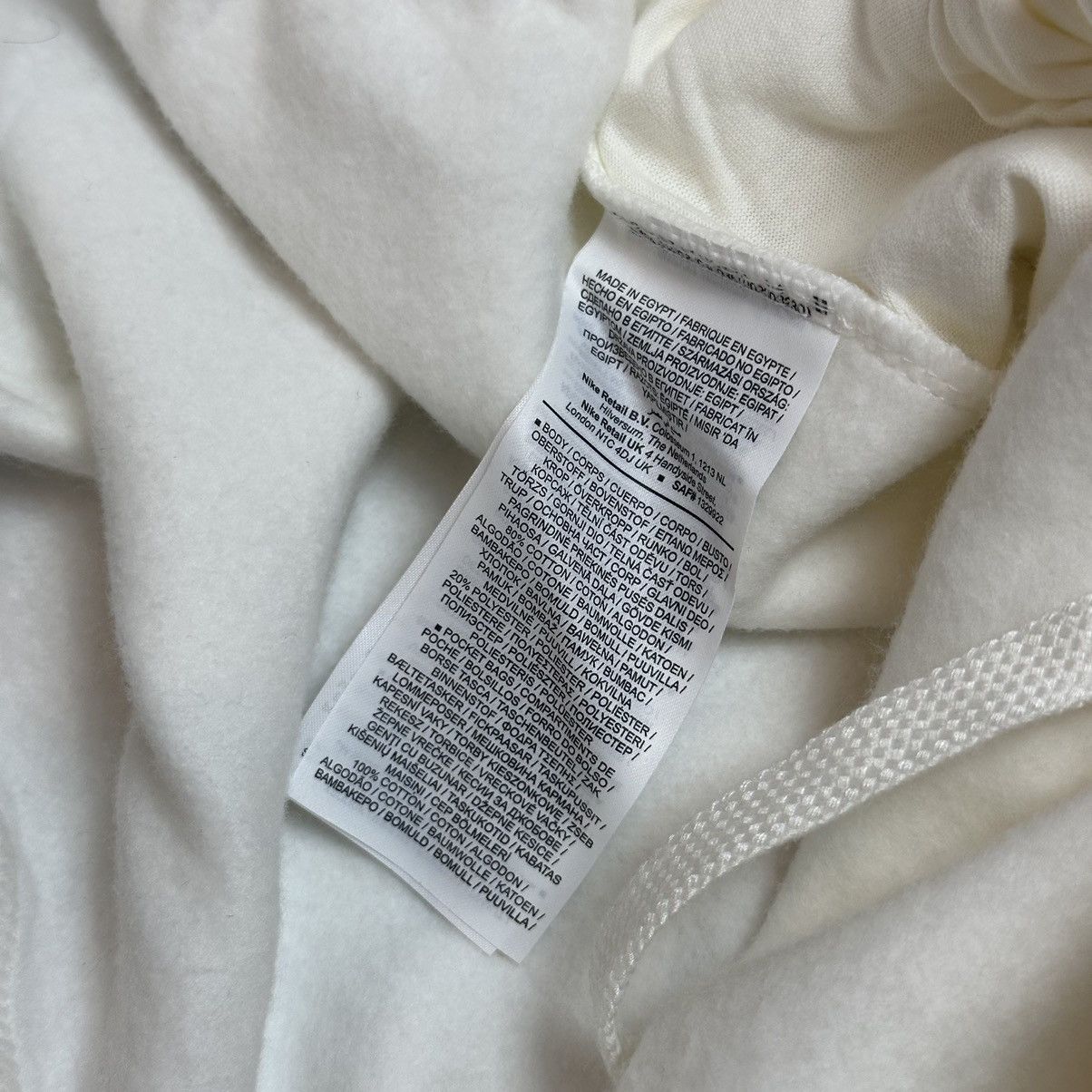 Nike Nike white jogger pants L oversized swoosh Size US 34 / EU 50 - 5 Thumbnail