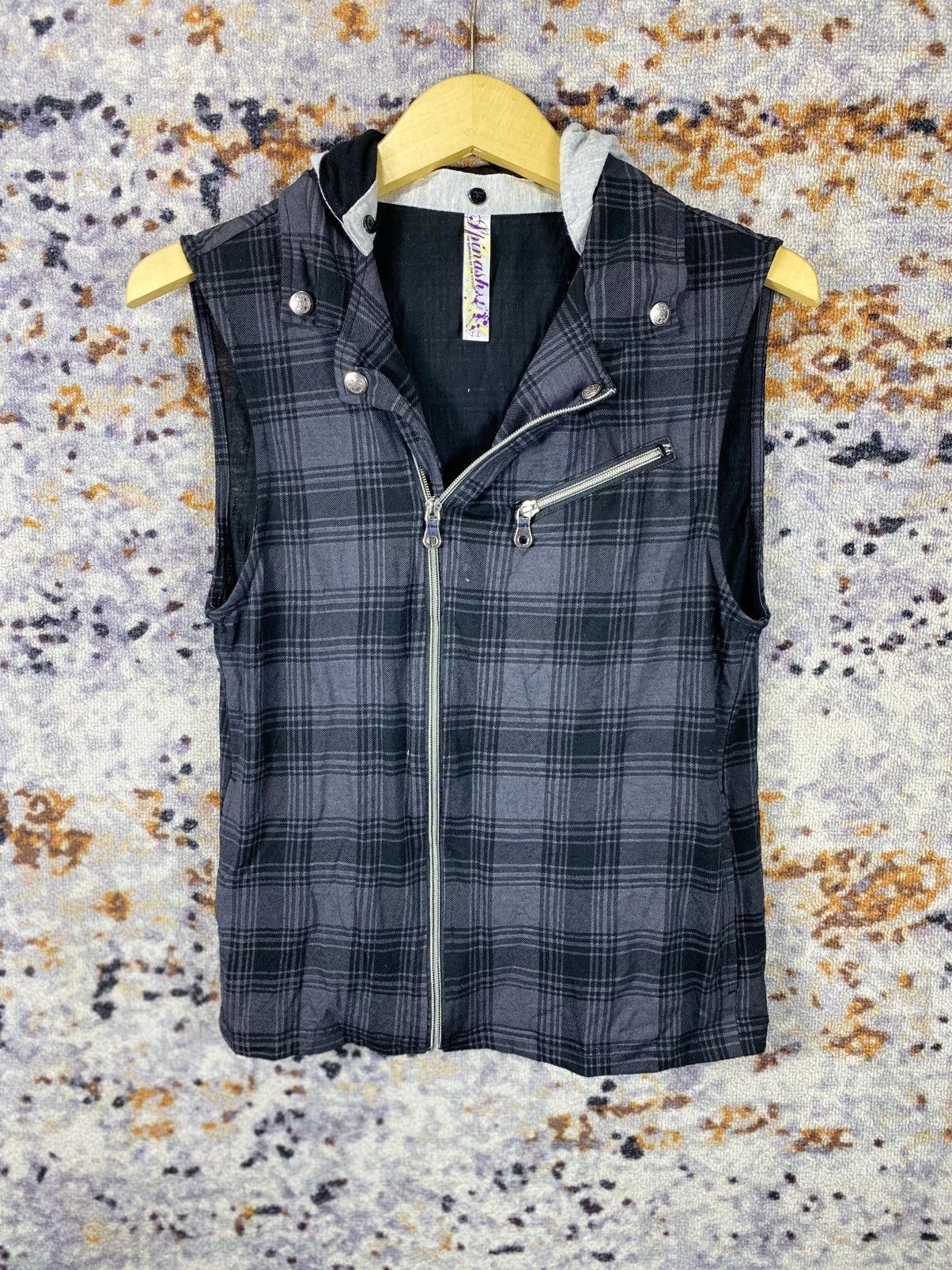 Other SPINASH VEST PUNK Y2K STYLE ZIP HOODIE Size US L / EU 52-54 / 3 - 1 Thumbnail