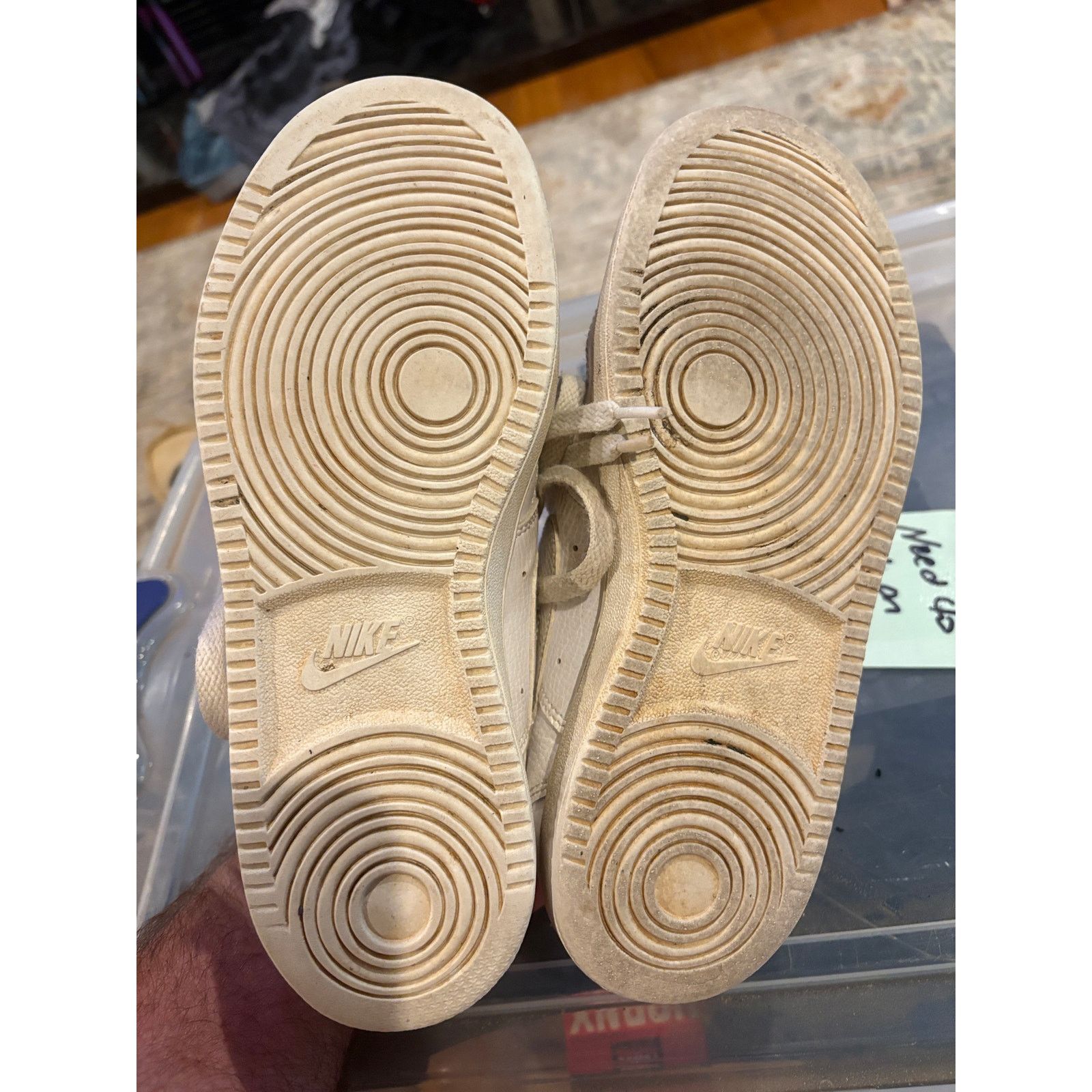 Nike Nike Court Borough Low White Sneakers Womens Size 7 Leather Size US 7 / IT 37 - 7 Thumbnail