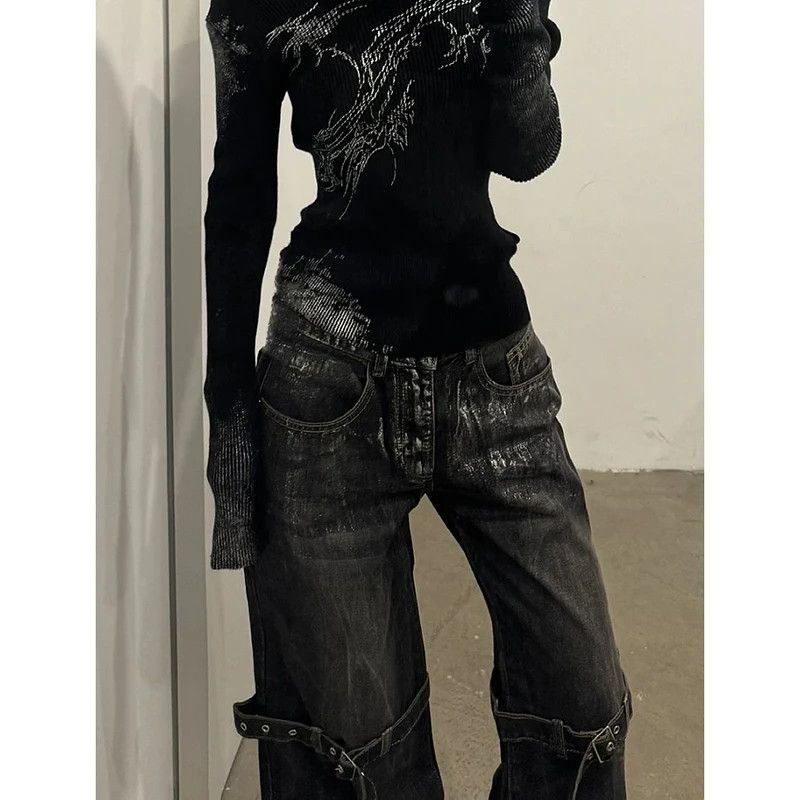 Japanese Brand × Vintage Straight Jeans Size 32" / US 10 / IT 46 - 2 Thumbnail