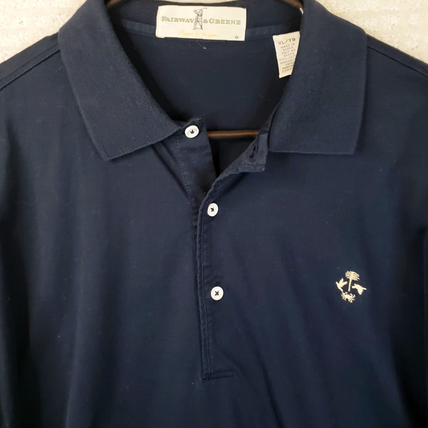 Vintage VINTAGE? No — Bobby Jones Polo Shirt Men XL Navy Blue Golf Polo Shirt Spring Island SC Women? Mens Size US XL / EU 56 / 4 - 3 Thumbnail