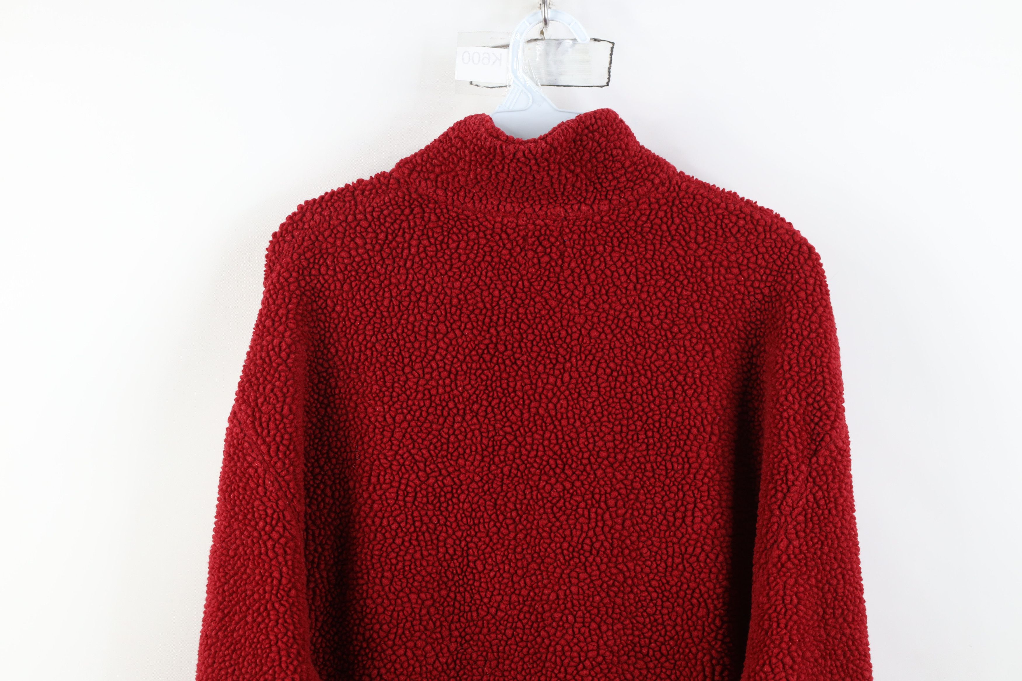 Gap Vintage 90s Gap 1/4 Quarter Half Zip Pullover Sweater Red Size US L / EU 52-54 / 3 - 9 Thumbnail