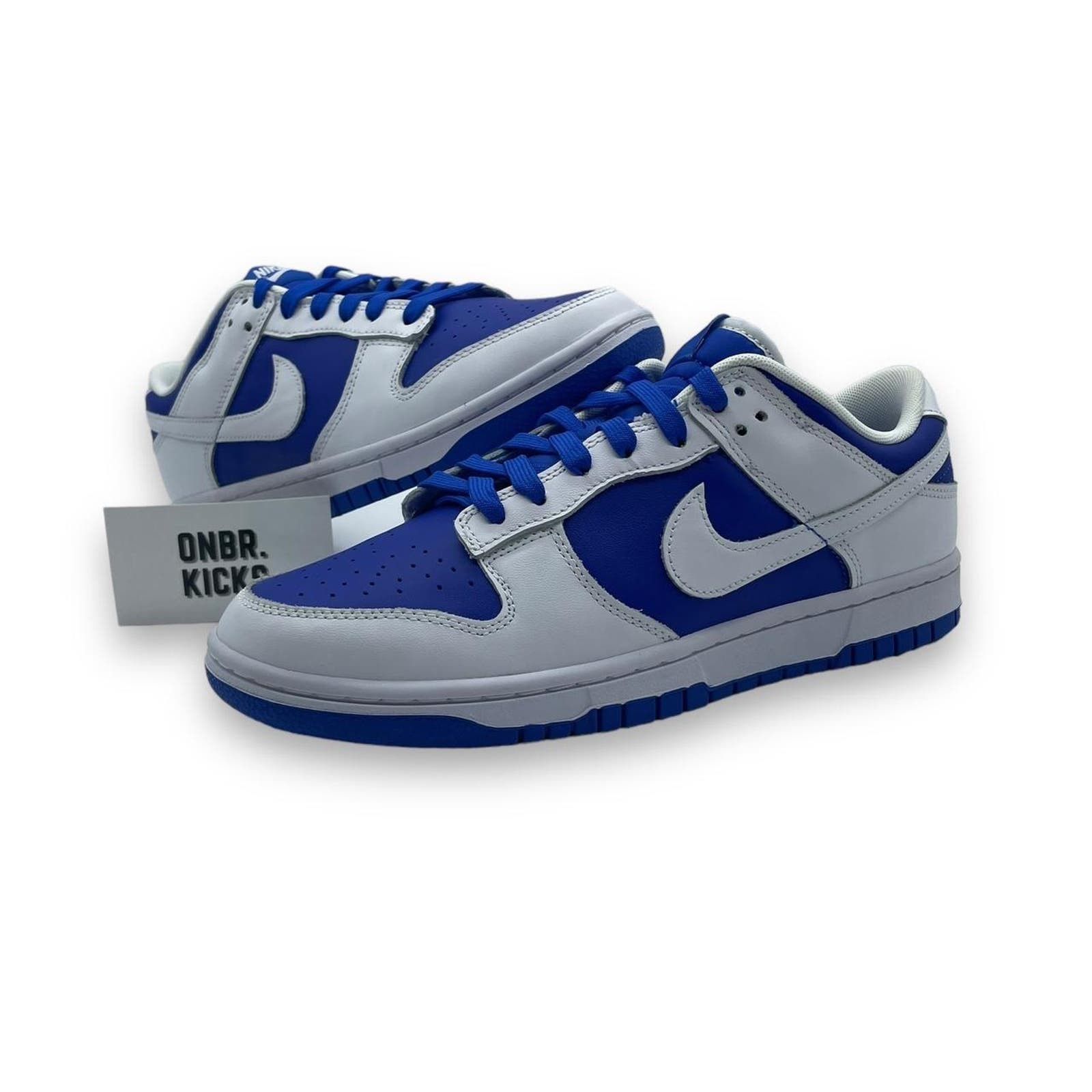 image of Nike (9.5 Men's) Dunk Low 'racer Blue' Shoes