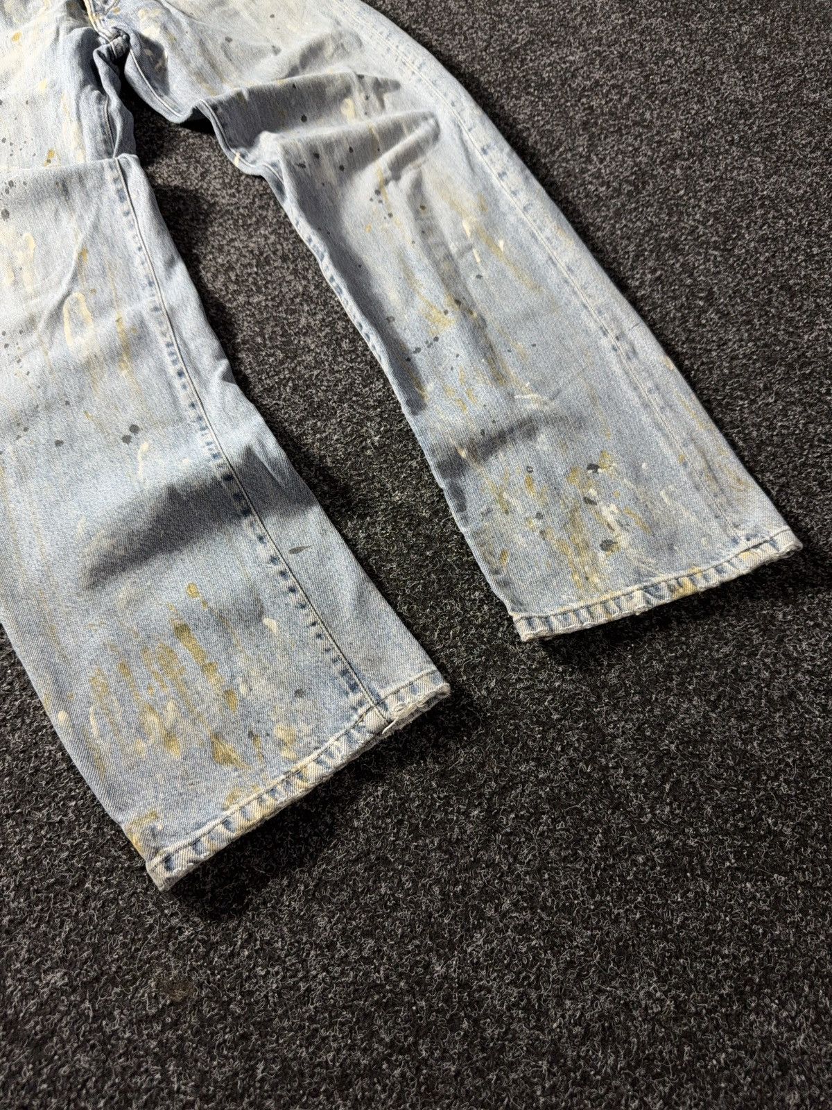 Armani × Vintage Vintage 90s Distressed Armani Jeans Baggy Pocket Logo Size 29" - 4 Thumbnail
