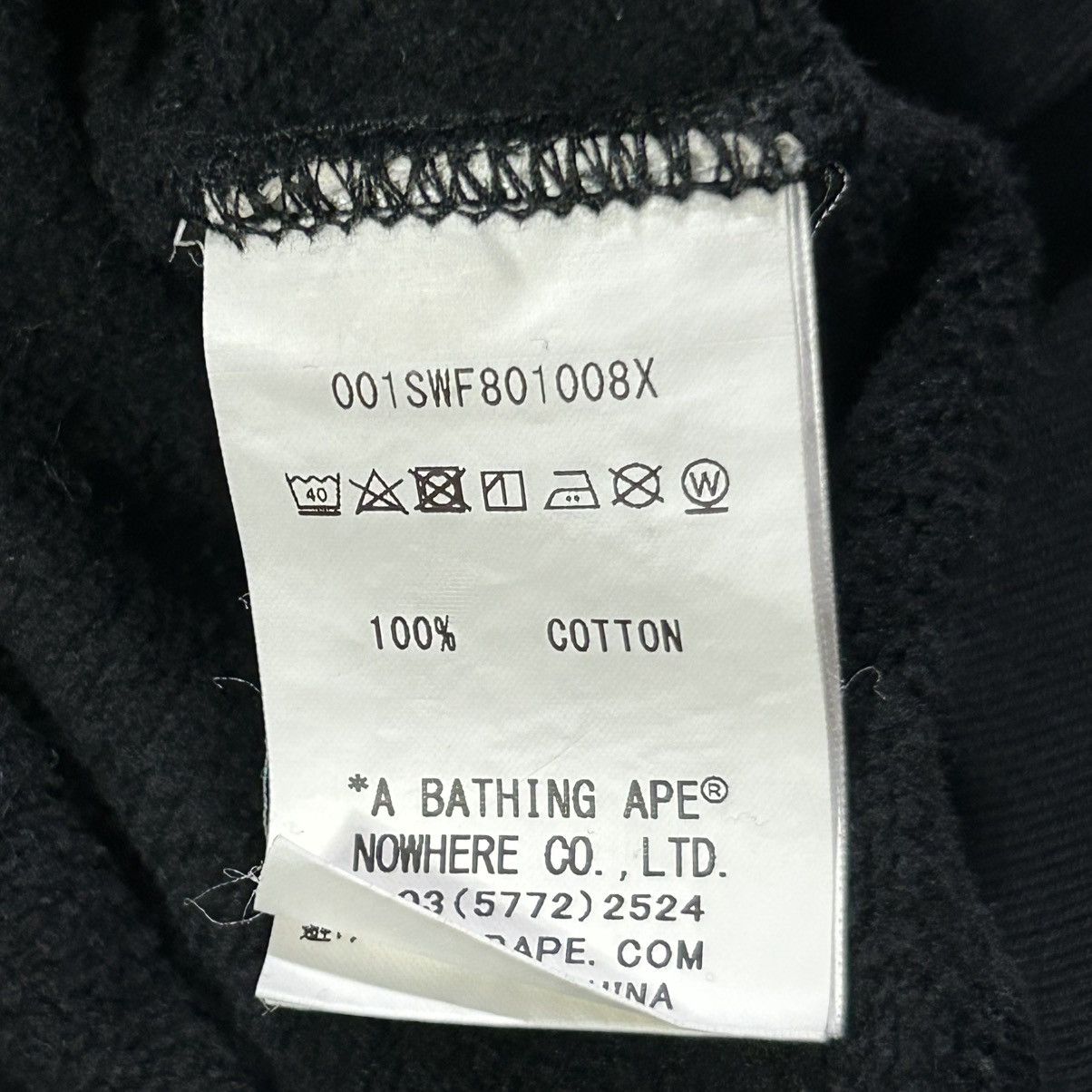 Bape BAPE Embroidered Shark Black Sweatshirt Size US M / EU 48-50 / 2 - 7 Thumbnail