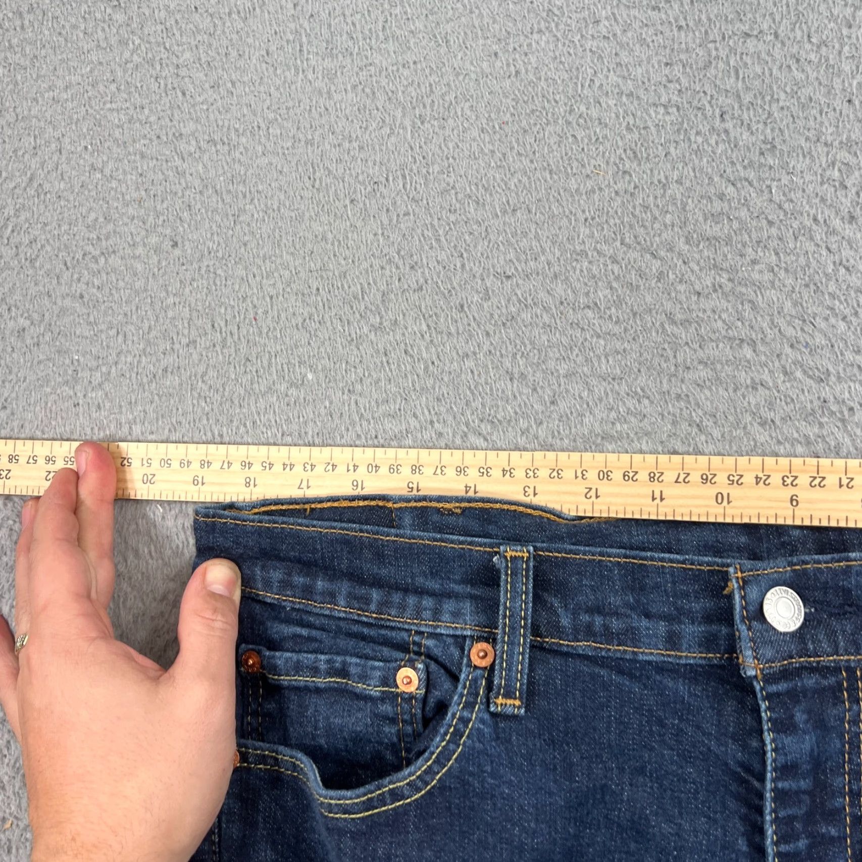 Levi's Levi's 541 Men’s 38x34 Jeans Athletic Tapered Fit Dark Wash Denim 5-Pocket Men’s G Size US 38 / EU 54 - 5 Thumbnail